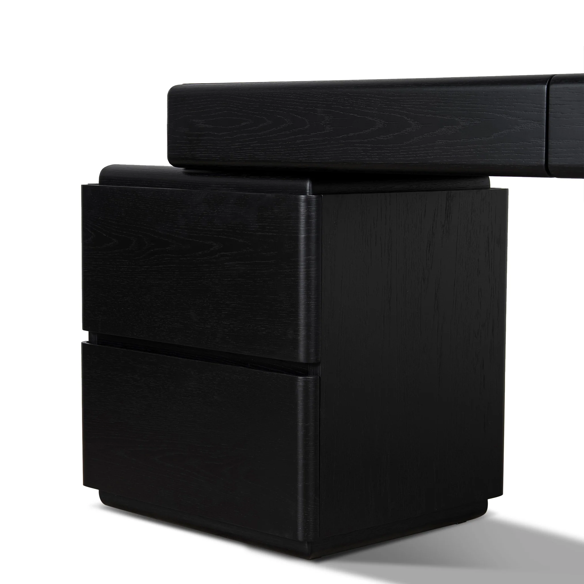 COT12390-CN 1.6m Office desk - Black Oak - Image 5
