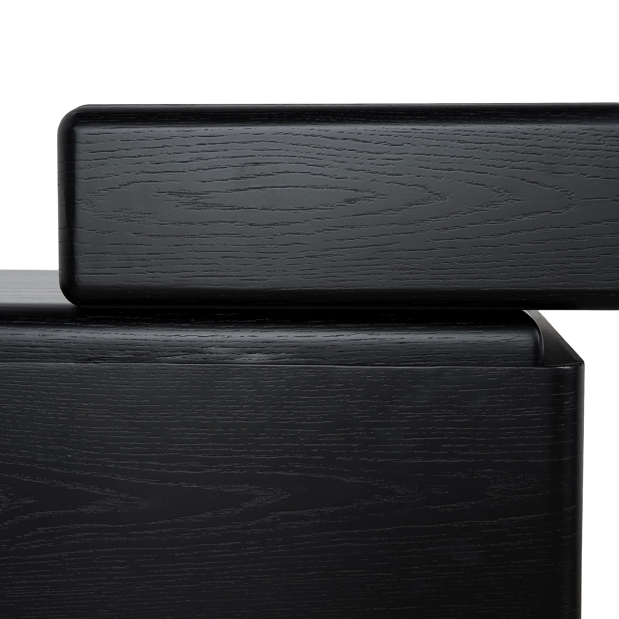 COT12390-CN 1.6m Office desk - Black Oak - Image 7