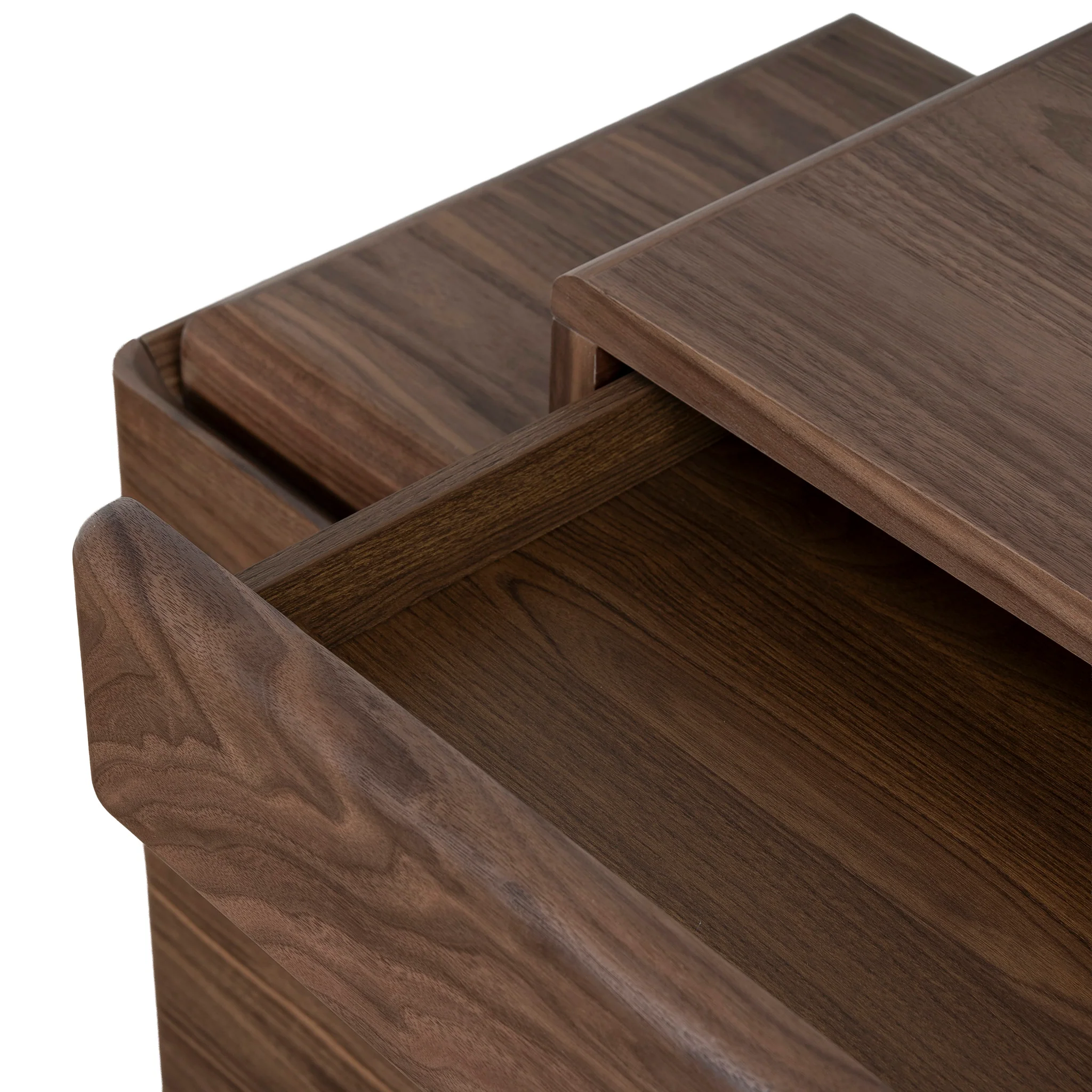 COT12391-CN 1.6m Office Desk - Walnut Veneer - Image 10