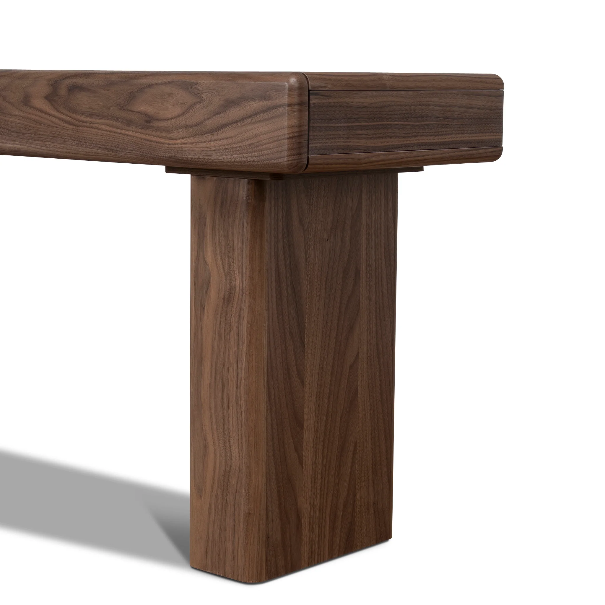 COT12391-CN 1.6m Office Desk - Walnut Veneer - Image 6