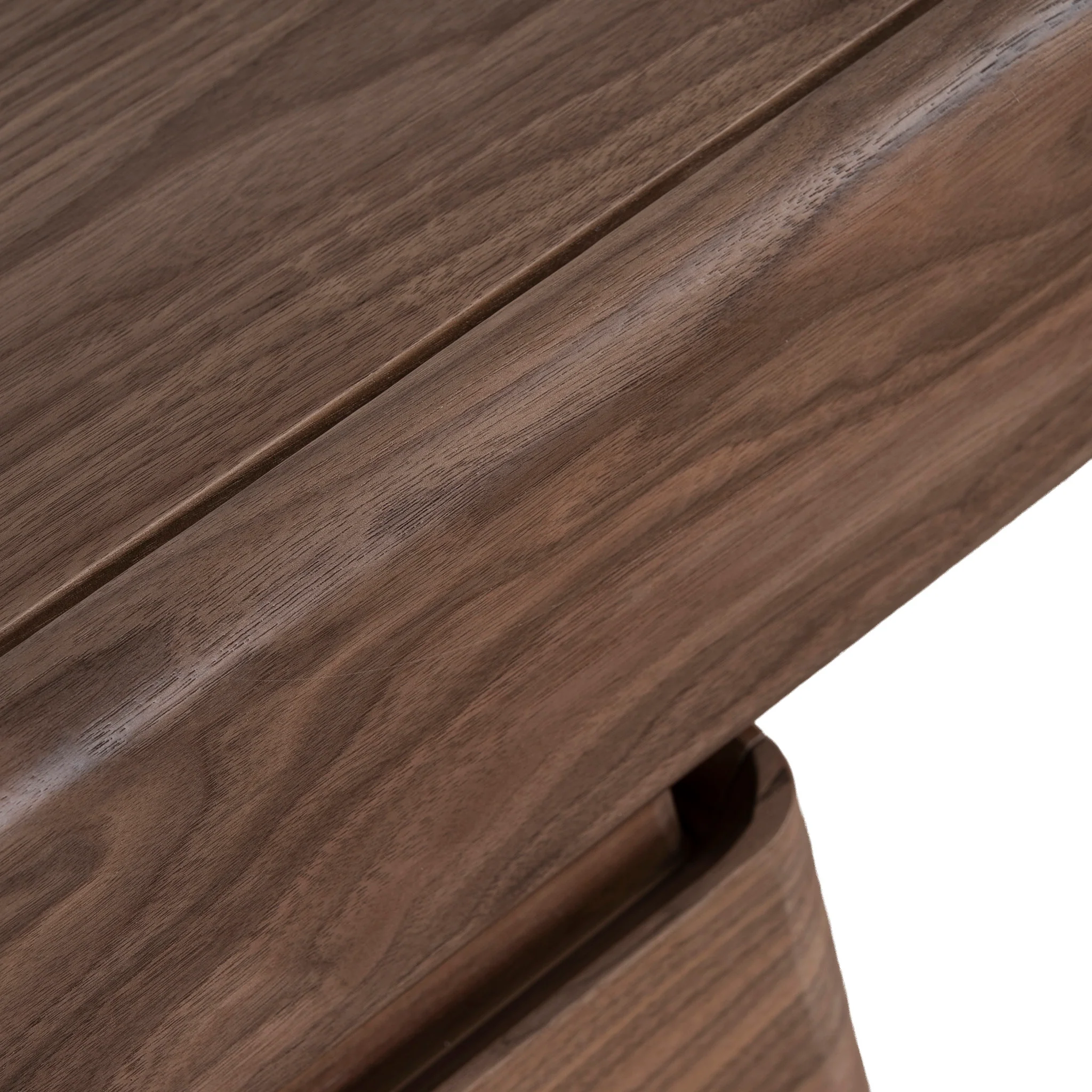 COT12391-CN 1.6m Office Desk - Walnut Veneer - Image 9