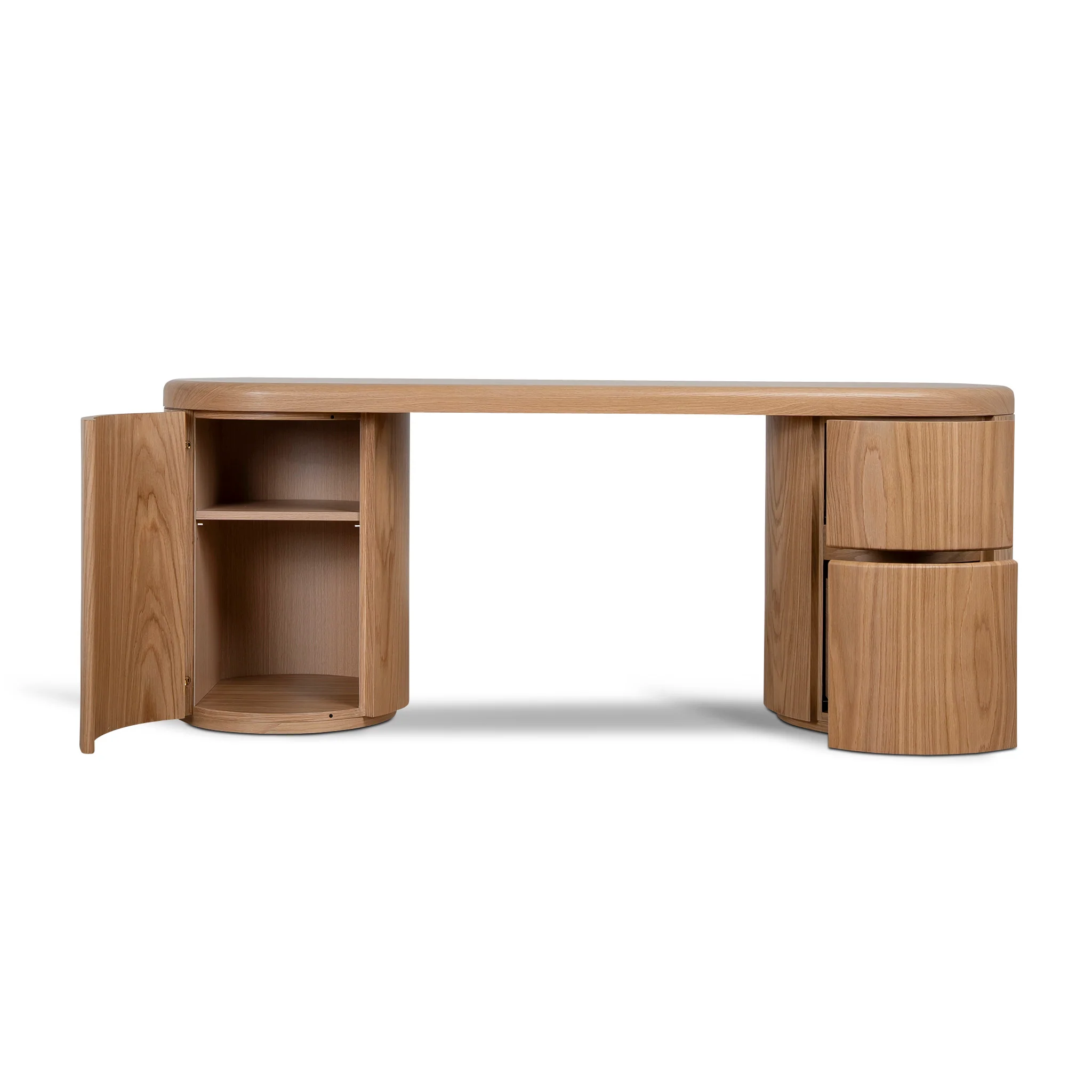 COT12392-CN 1.9m Office Desk - Natural Oak - Image 3