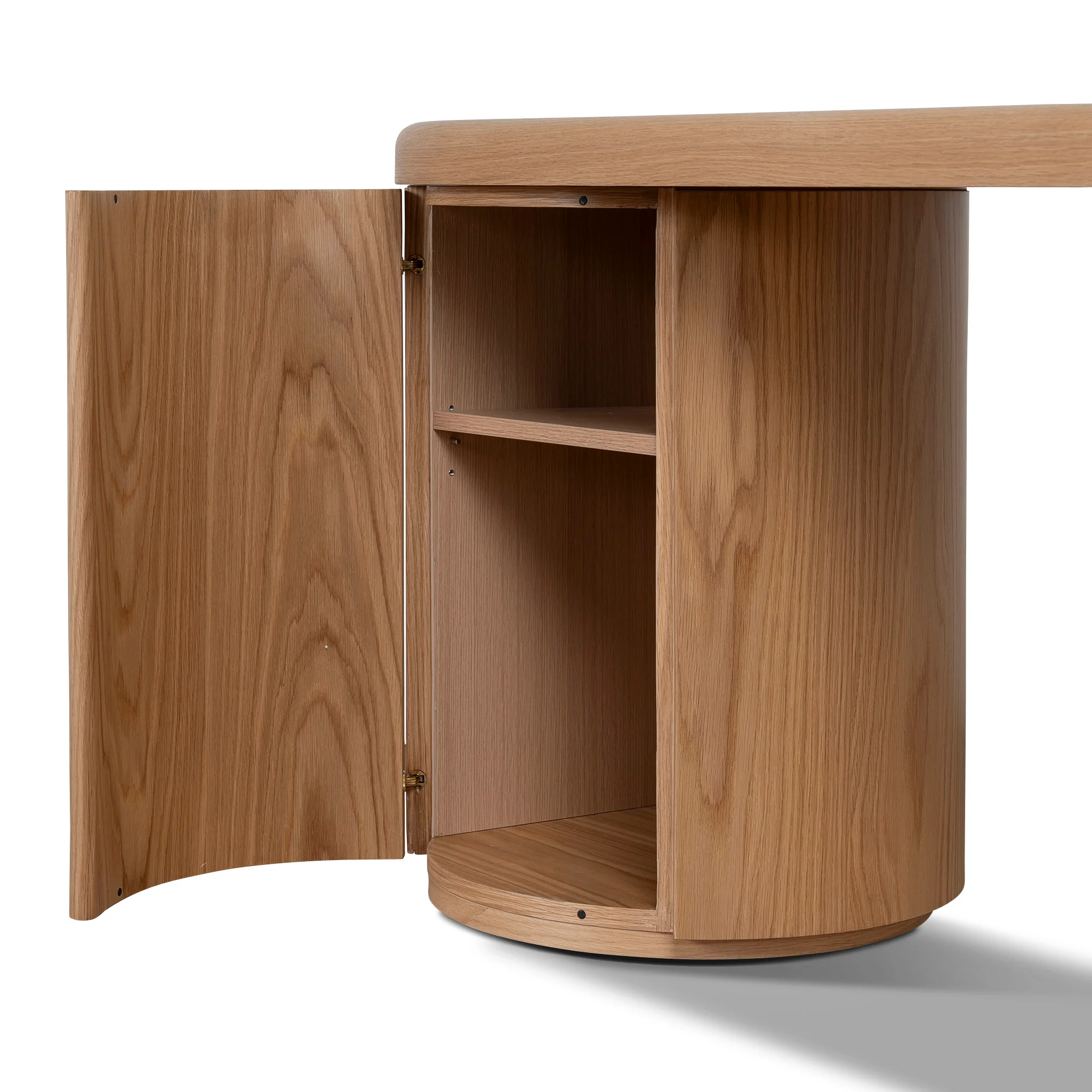 COT12392-CN 1.9m Office Desk - Natural Oak - Image 5