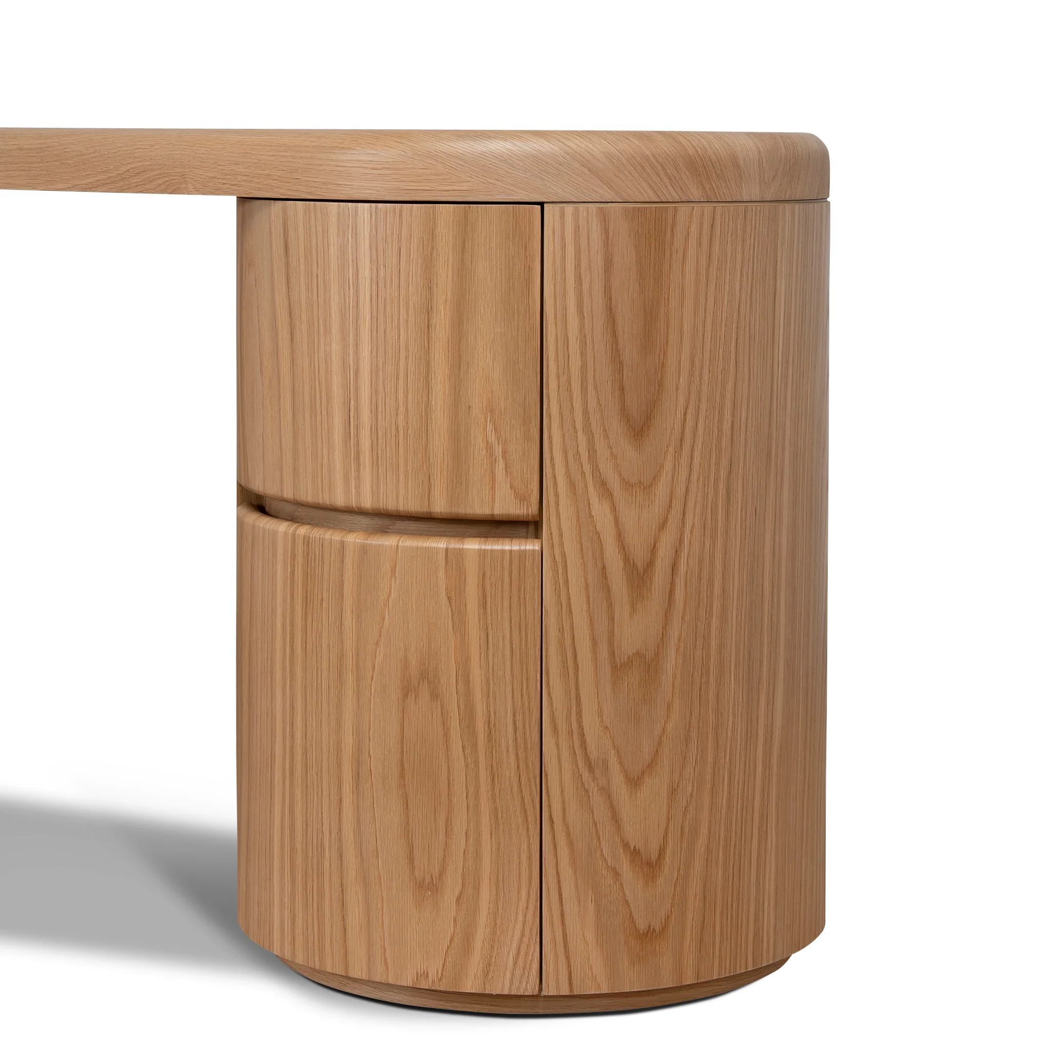COT12392-CN 1.9m Office Desk - Natural Oak - Image 6