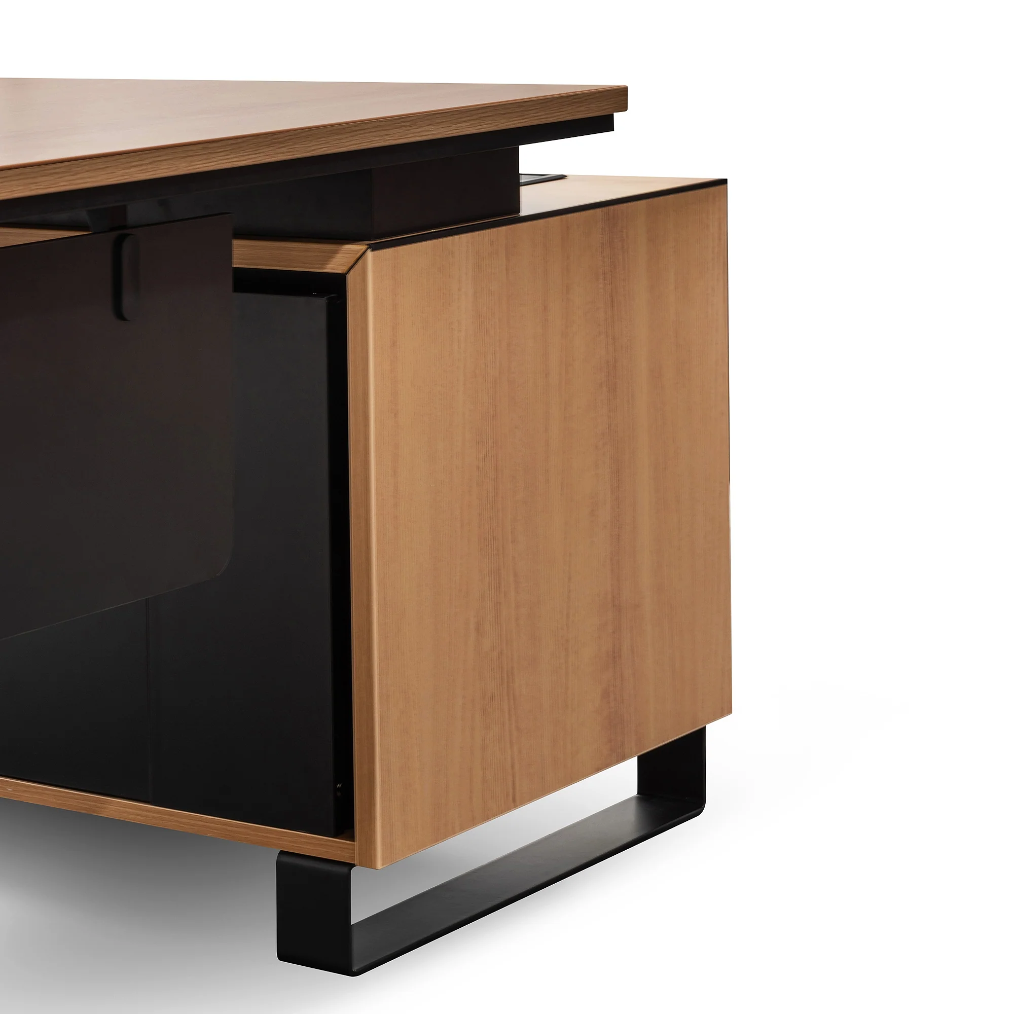 COT6107-SN - 2.3m Left Return Office Desk - Natural - Image 11