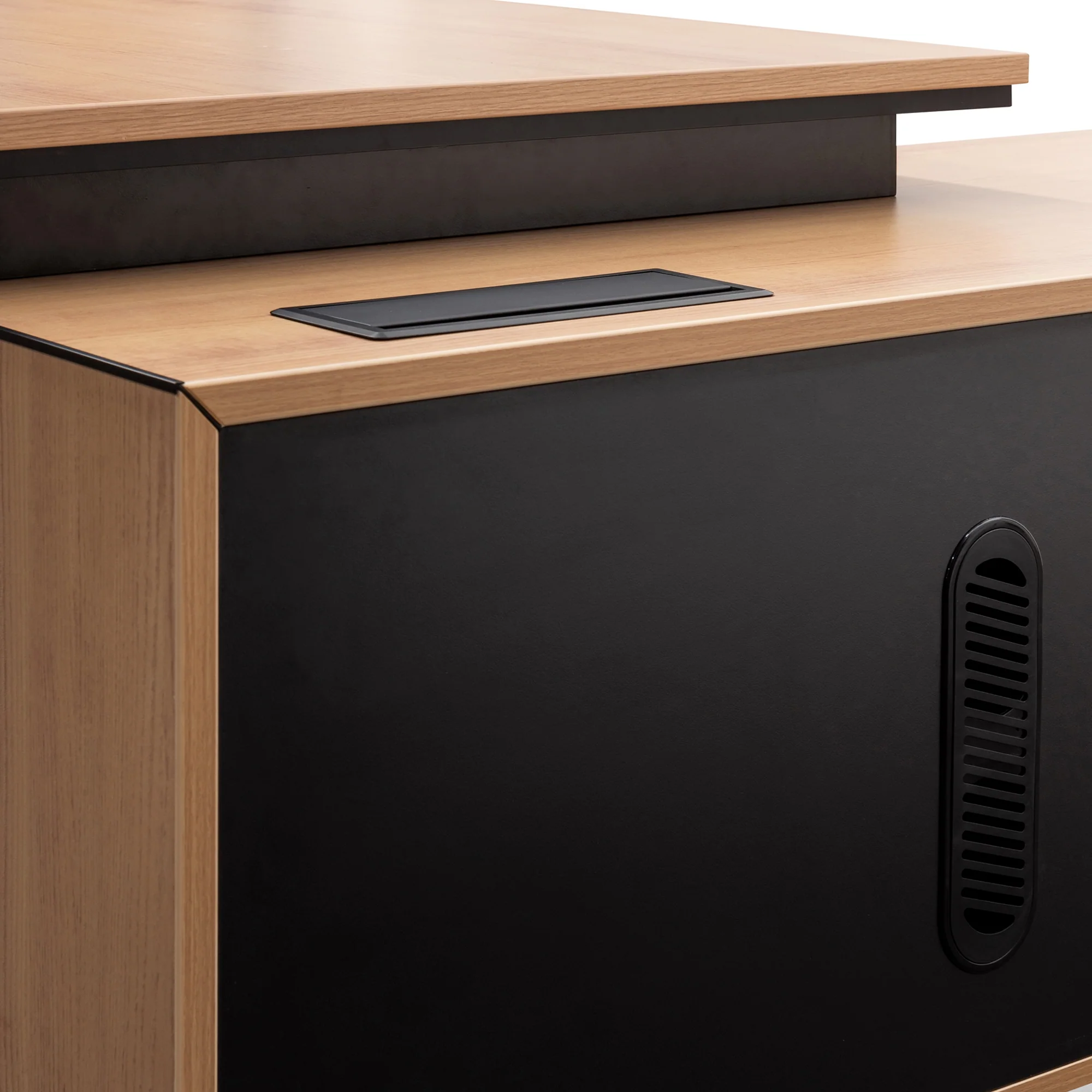 COT6107-SN - 2.3m Left Return Office Desk - Natural - Image 12