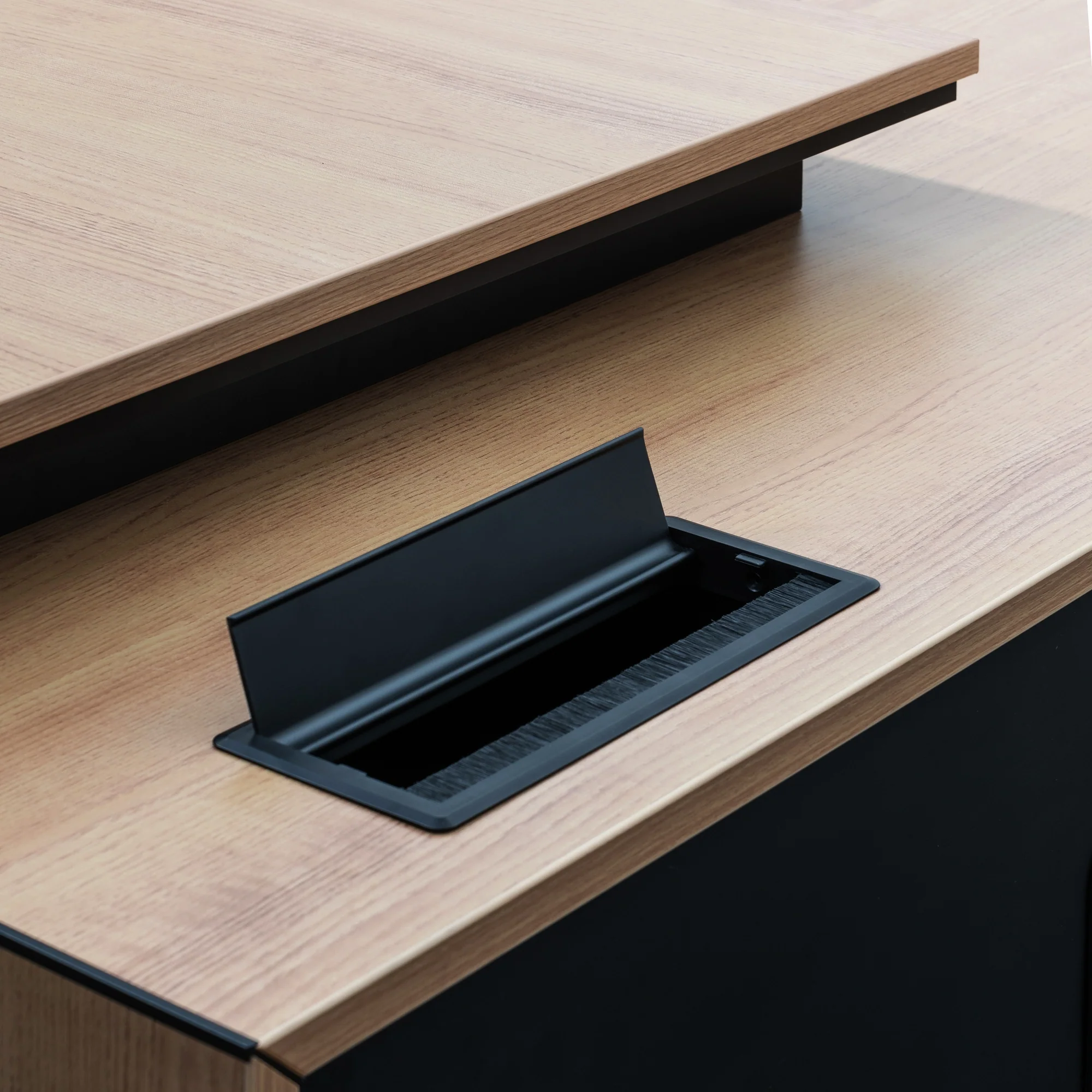 COT6107-SN - 2.3m Left Return Office Desk - Natural - Image 13