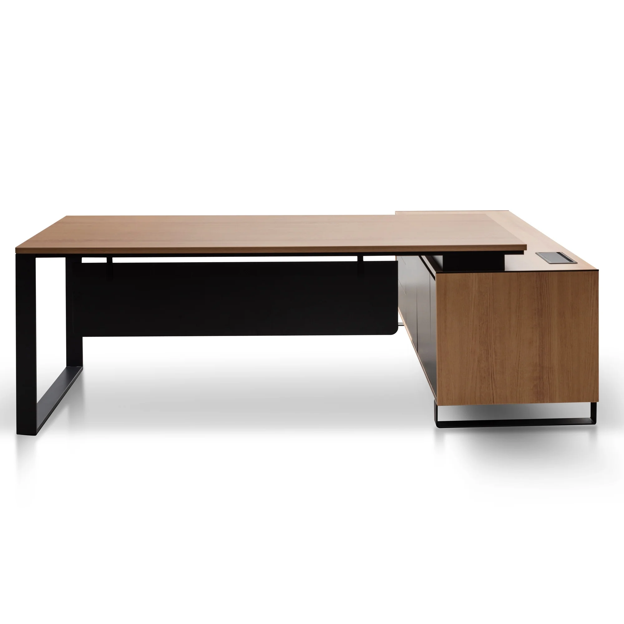 COT6107-SN - 2.3m Left Return Office Desk - Natural - Image 4