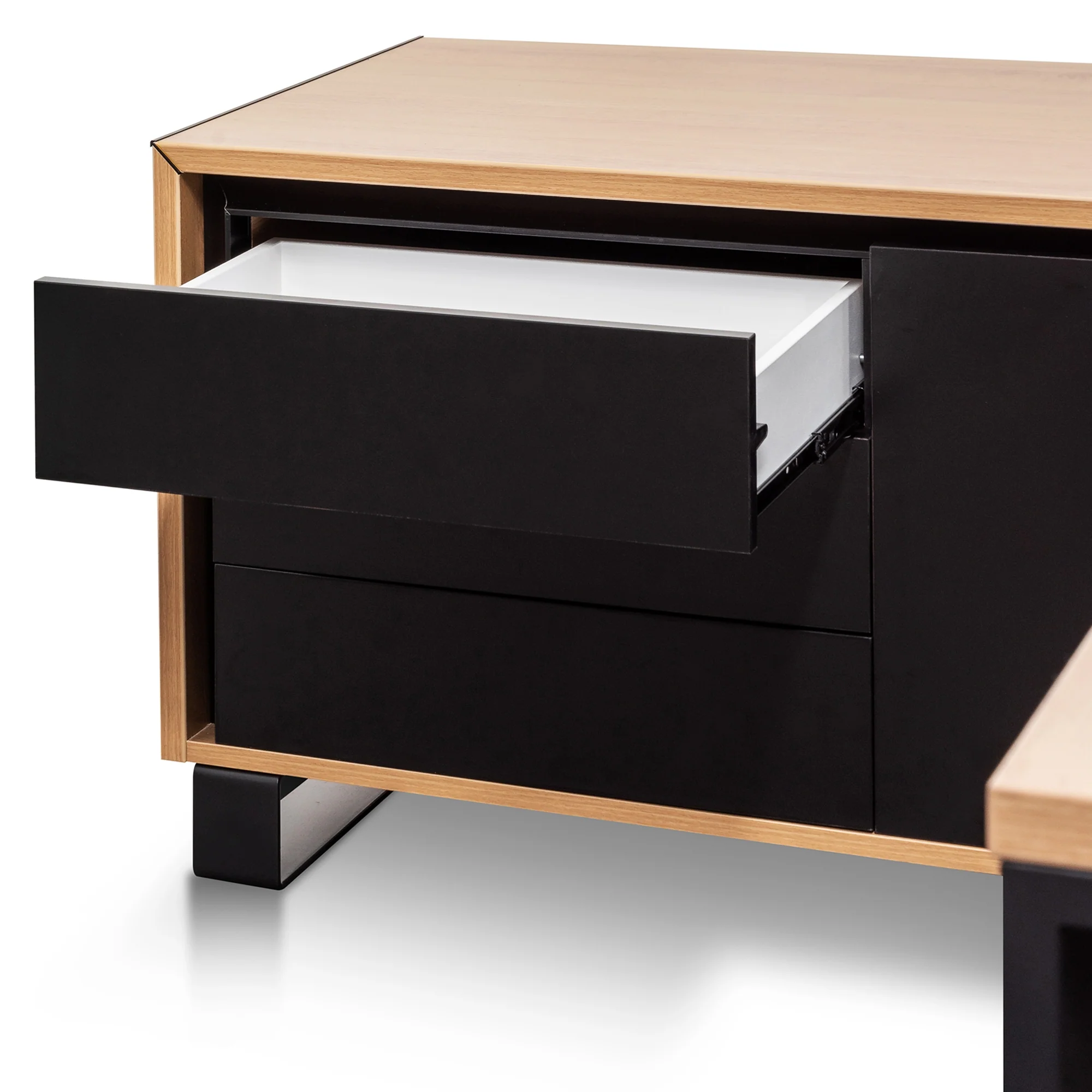 COT6107-SN - 2.3m Left Return Office Desk - Natural - Image 5