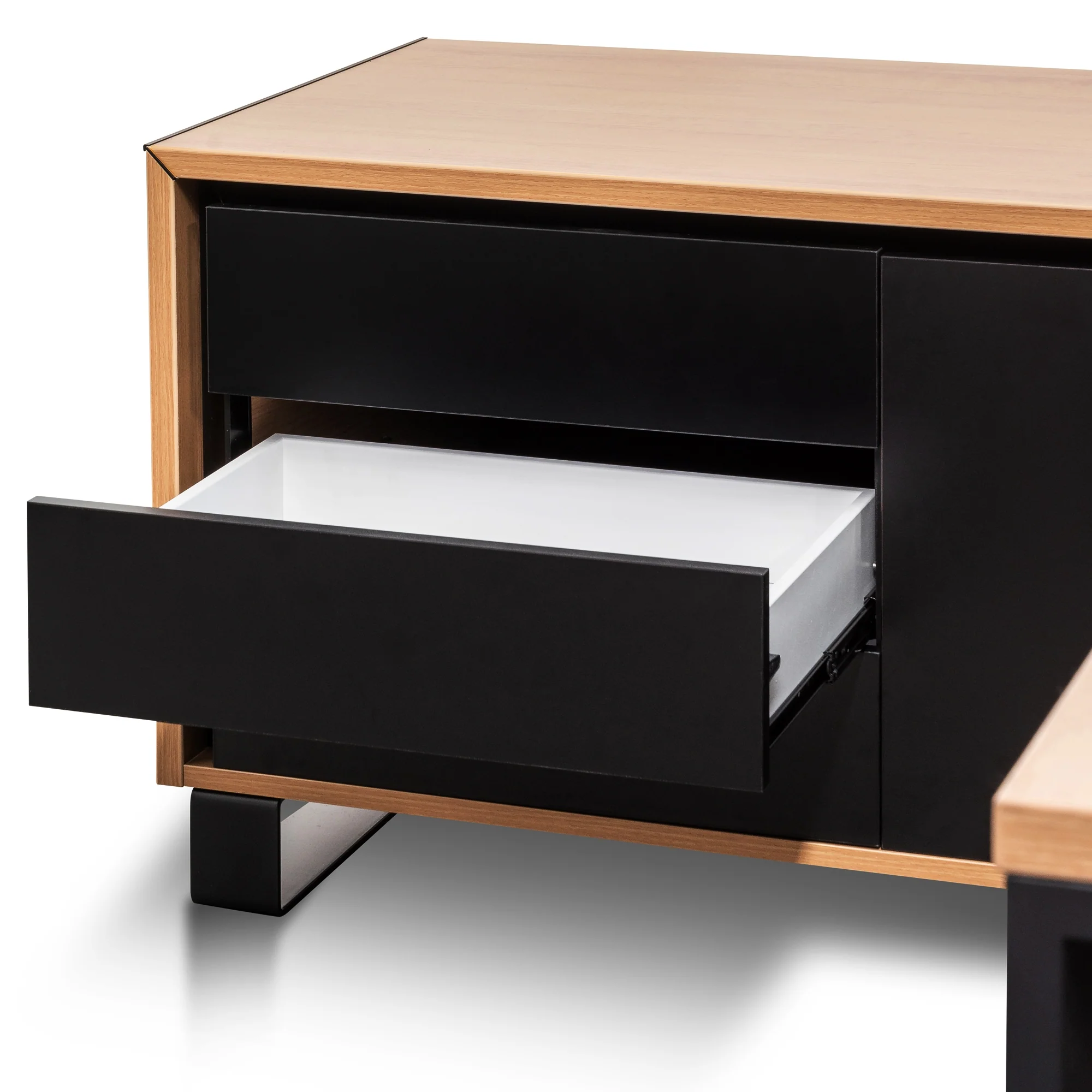 COT6107-SN - 2.3m Left Return Office Desk - Natural - Image 6