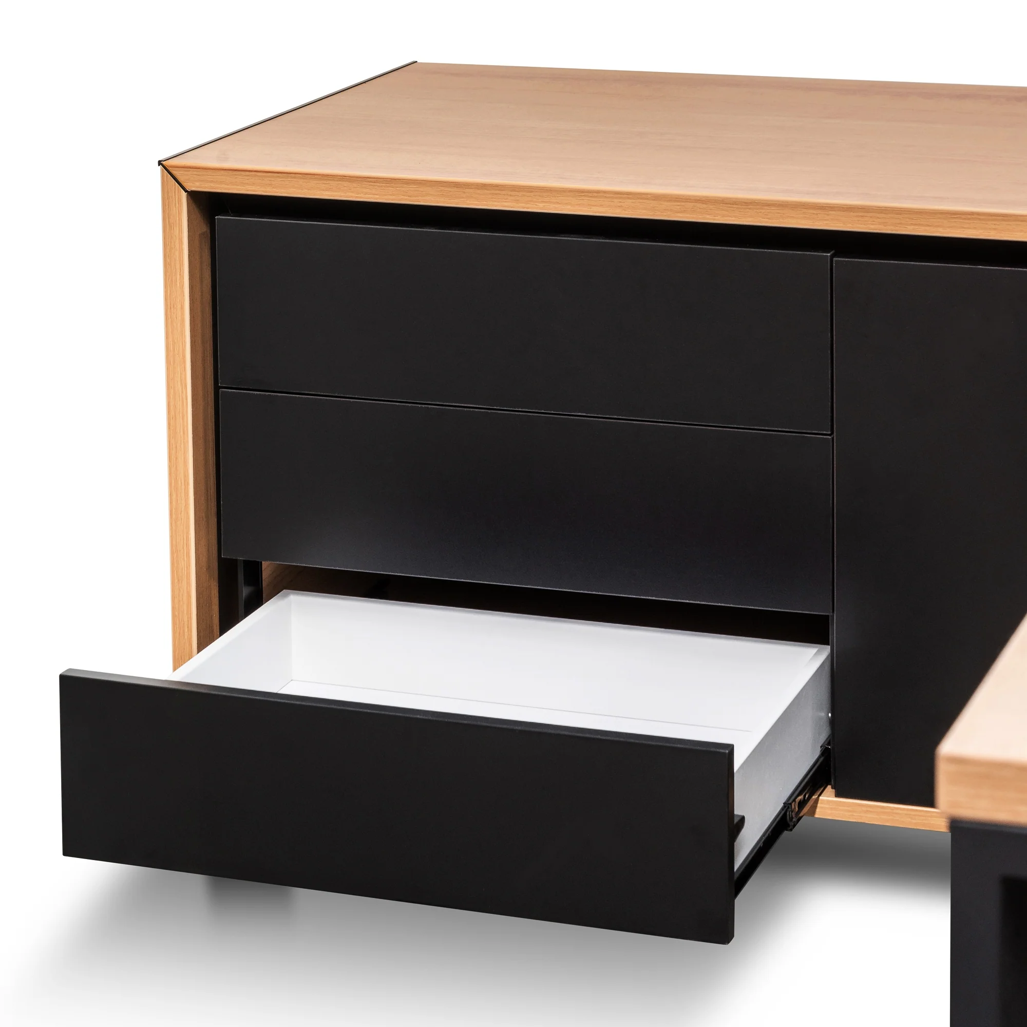 COT6107-SN - 2.3m Left Return Office Desk - Natural - Image 7