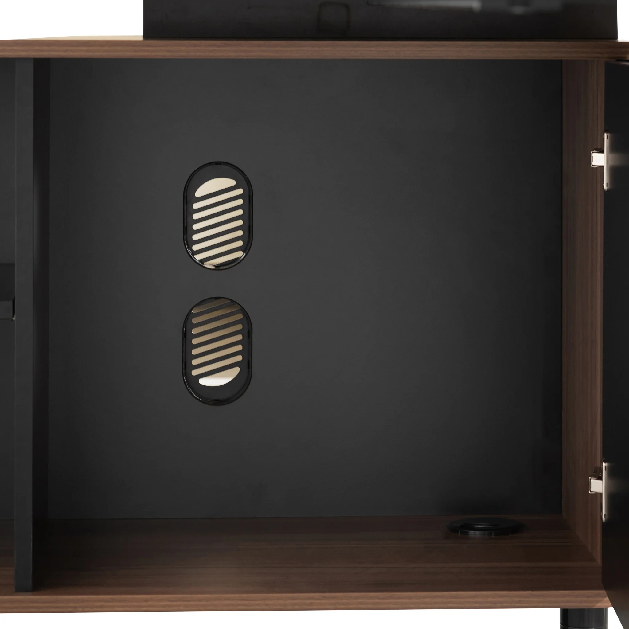 COT6165-SN 1.8m Executive Desk Left Return with Black Legs - Walnut - Image 8
