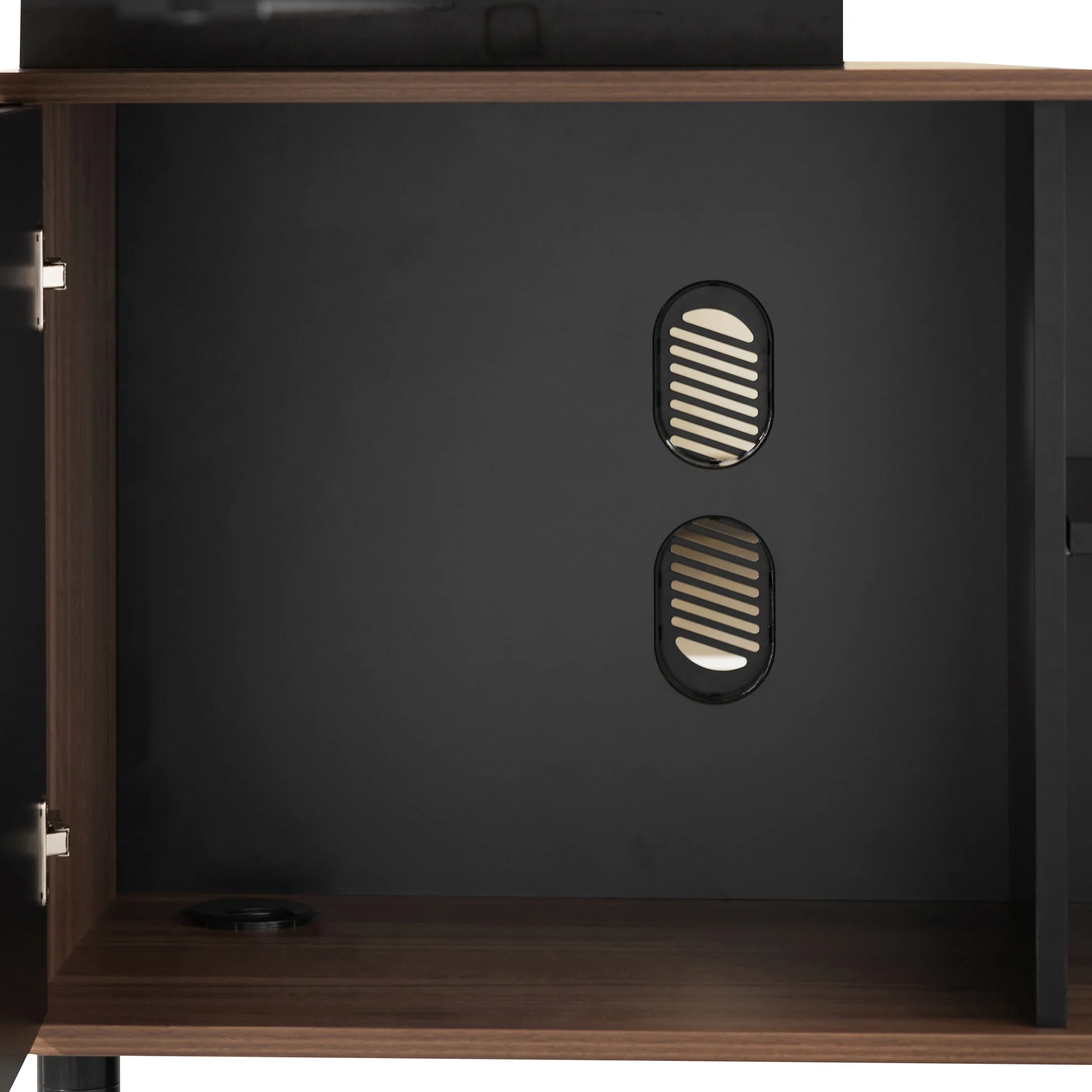 COT6166-SN 1.8m Executive Desk Right Return with Black Legs - Walnut - Image 8