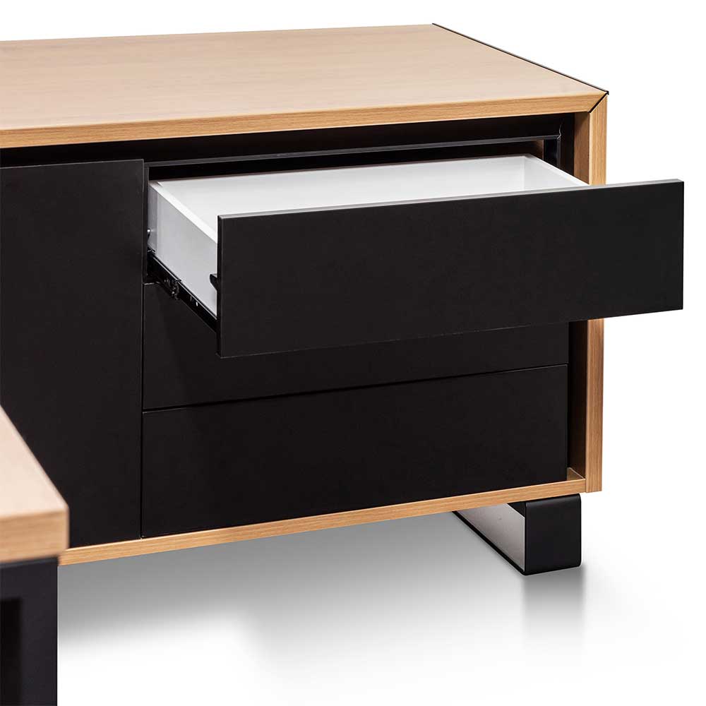 COT6543-SN 2.3m Right Return Office Desk - Natural - Image 11