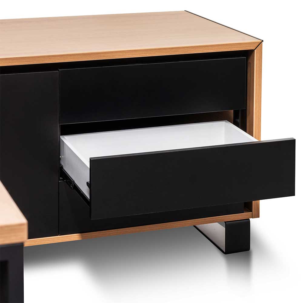COT6543-SN 2.3m Right Return Office Desk - Natural - Image 12