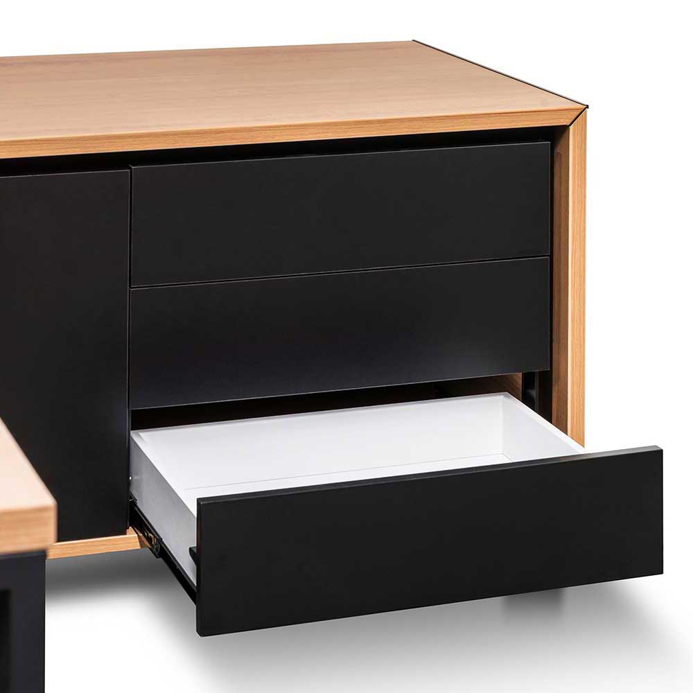 COT6543-SN 2.3m Right Return Office Desk - Natural - Image 13