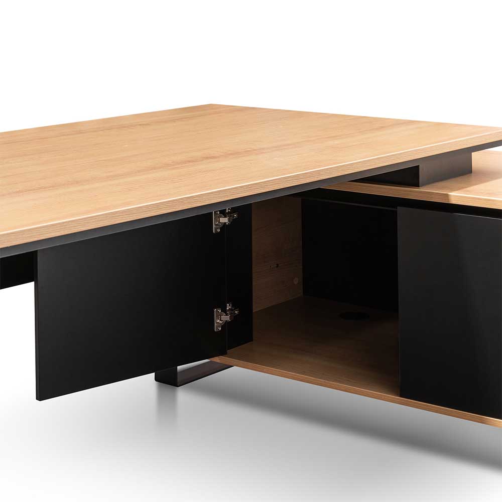 COT6543-SN 2.3m Right Return Office Desk - Natural - Image 15