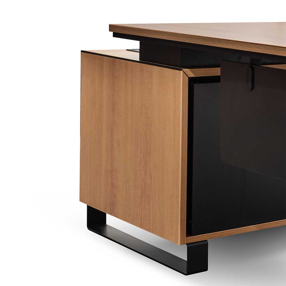 COT6543-SN 2.3m Right Return Office Desk - Natural - Image 16