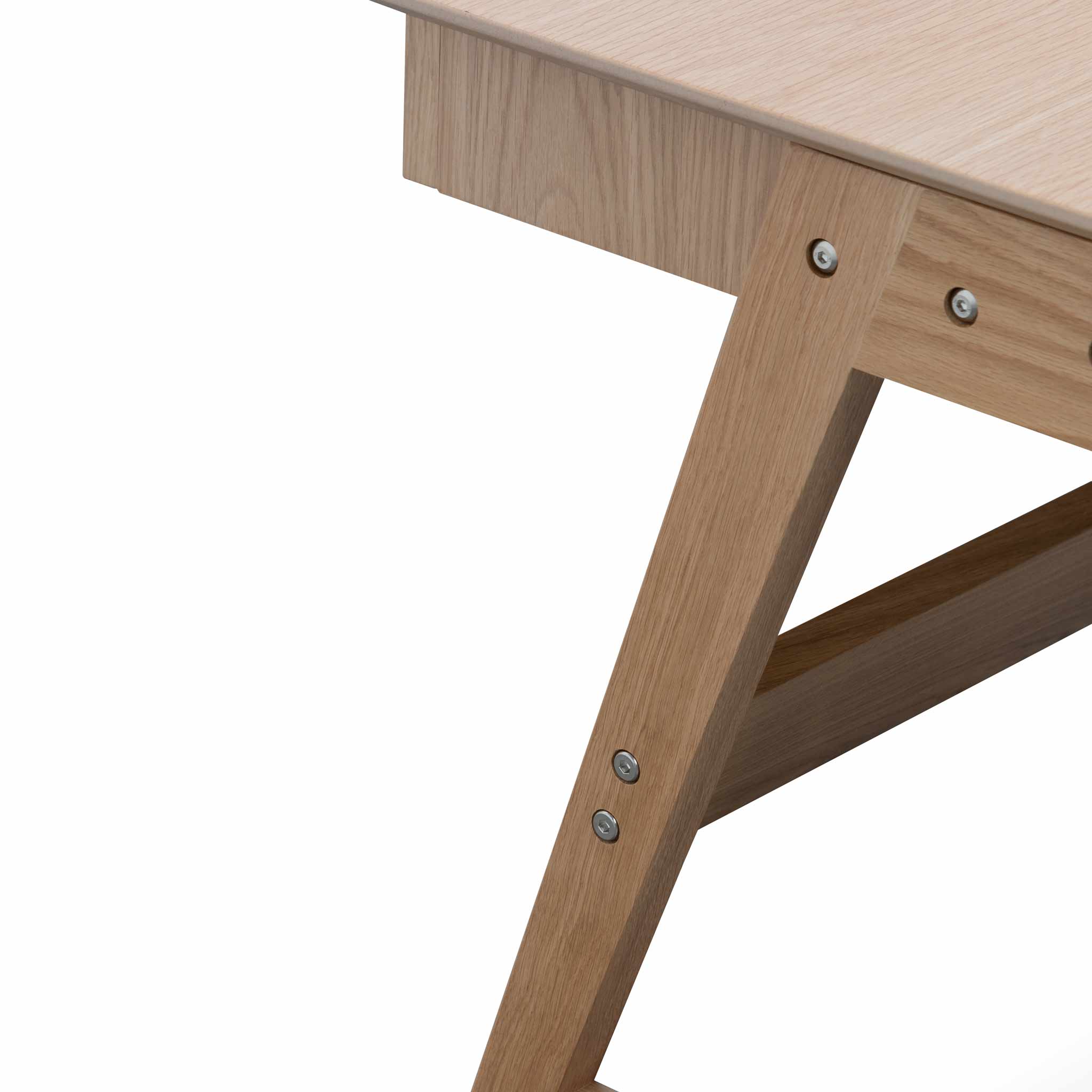 COT6617-KD 1.2m Wooden Office Desk - Natural - Image 11