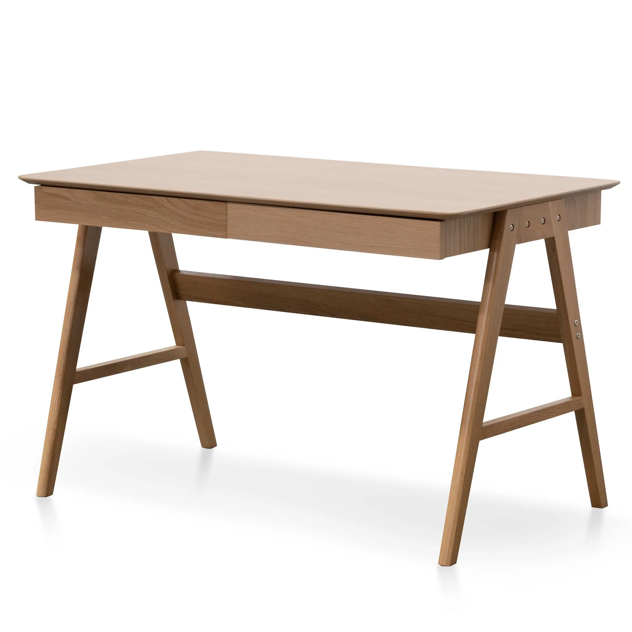 COT6617-KD 1.2m Wooden Office Desk - Natural - Image 3