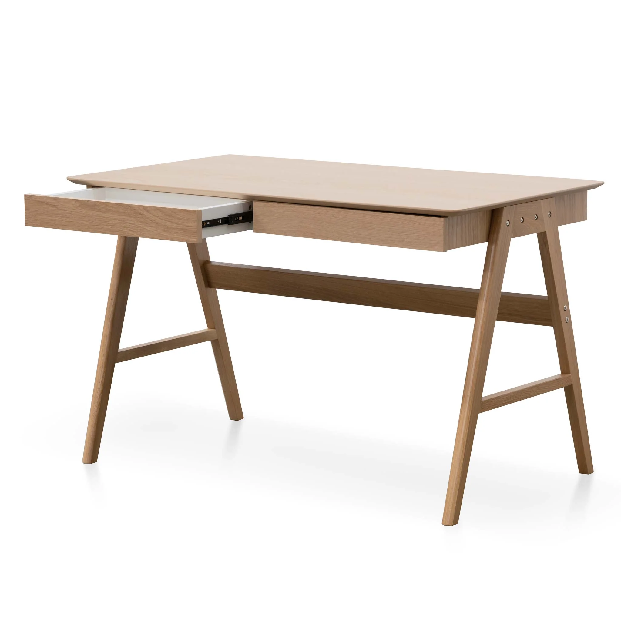 COT6617-KD 1.2m Wooden Office Desk - Natural - Image 4