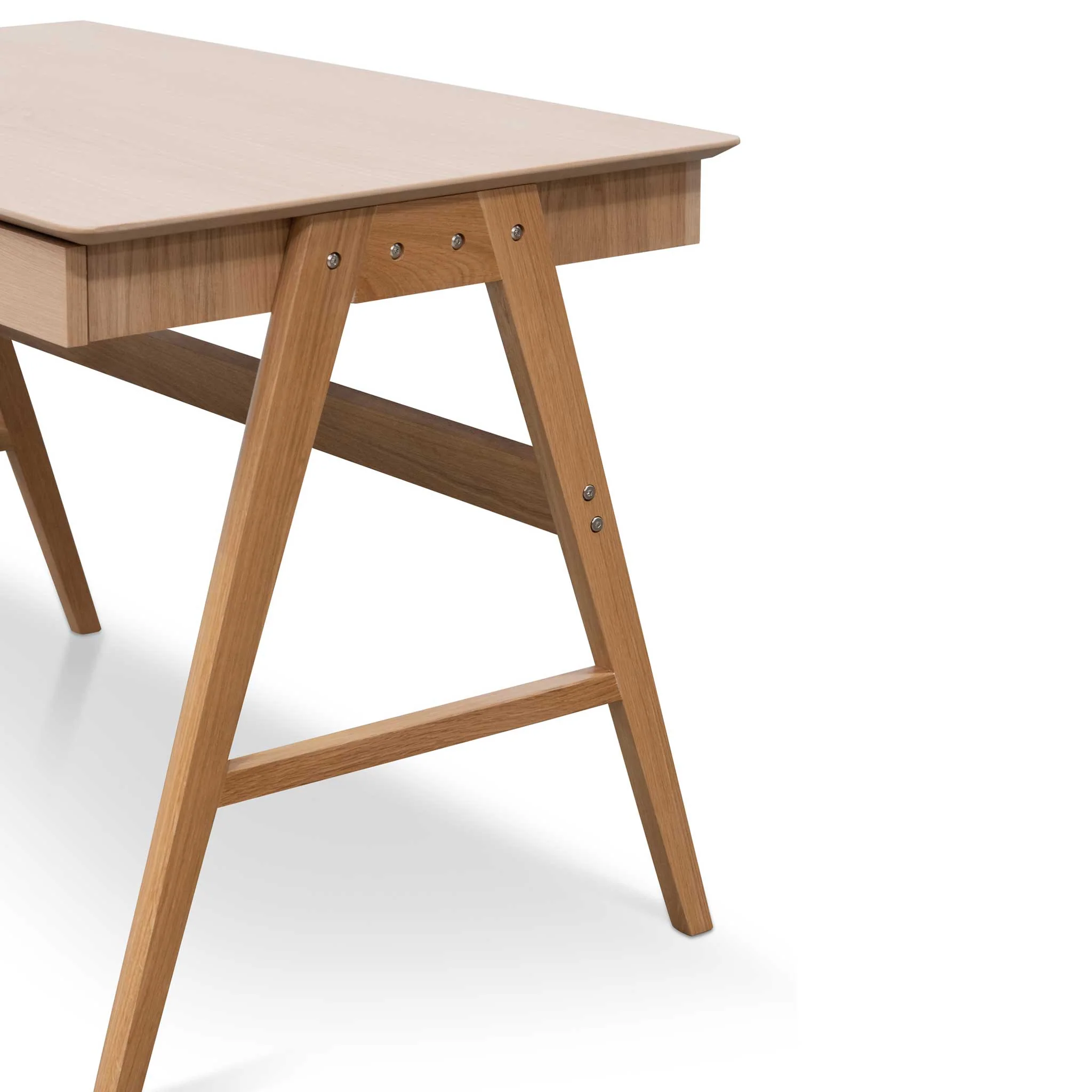 COT6617-KD 1.2m Wooden Office Desk - Natural - Image 6