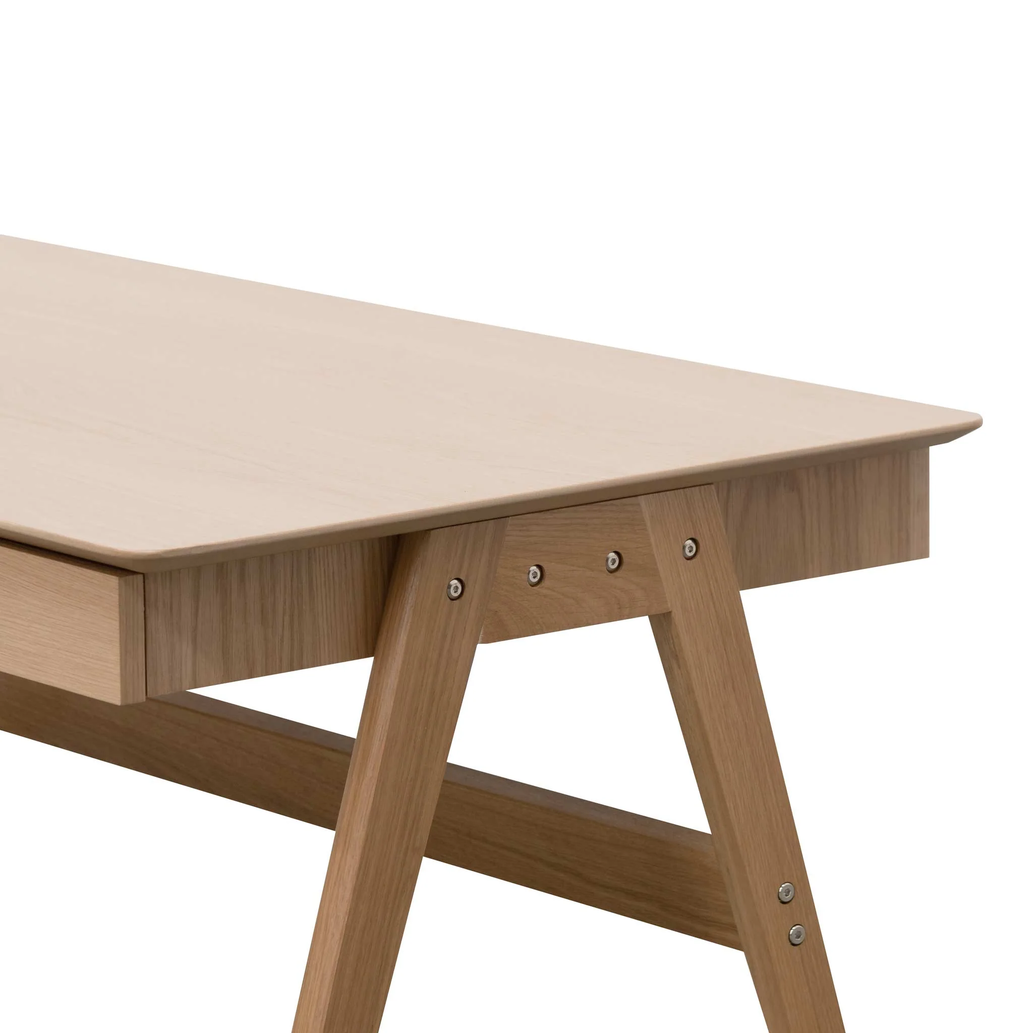 COT6617-KD 1.2m Wooden Office Desk - Natural - Image 8