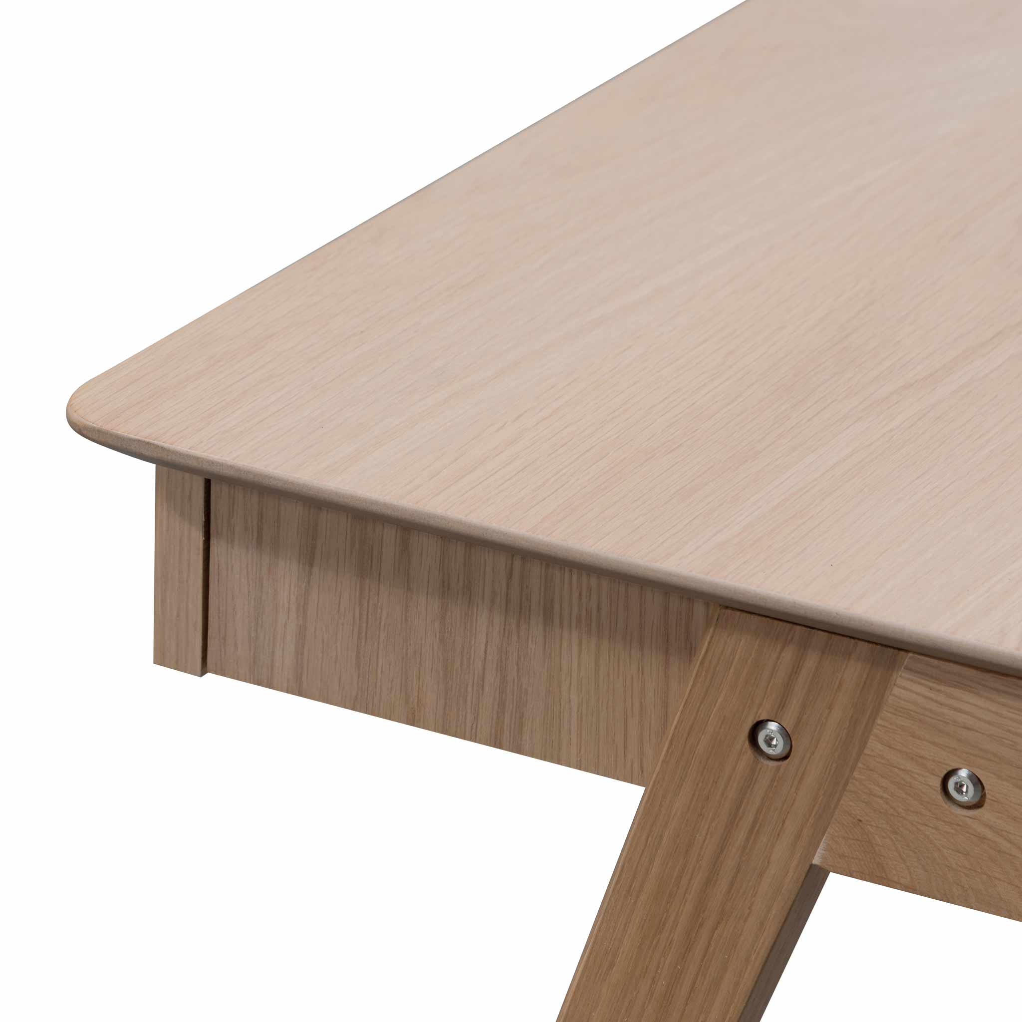 COT6617-KD 1.2m Wooden Office Desk - Natural - Image 9