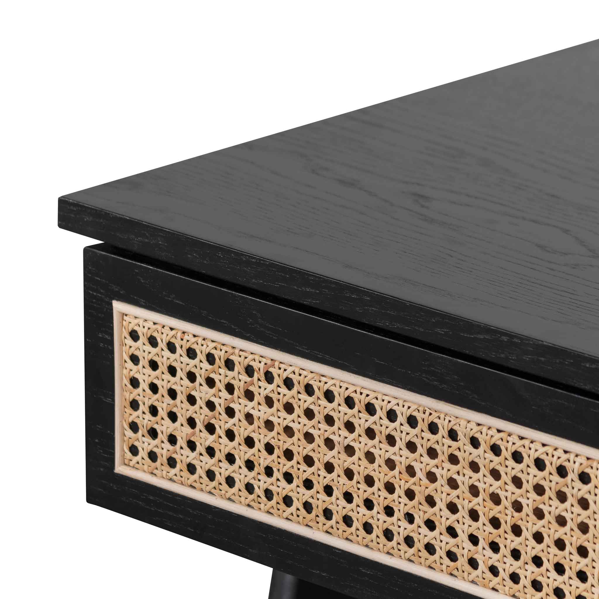 COT8058-KD 1.2m Home Office Desk - Full Black - Image 5