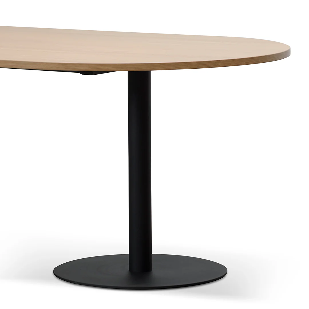 COT8129-SN 2.4m Oval Meeting Table - Natural - Image 4