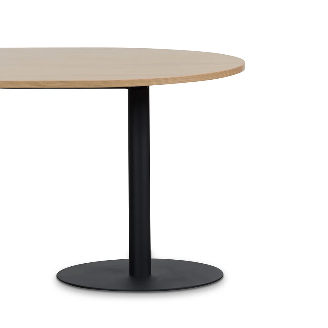 COT8130-SN 3m Oval Meeting Table - Natural - Image 4