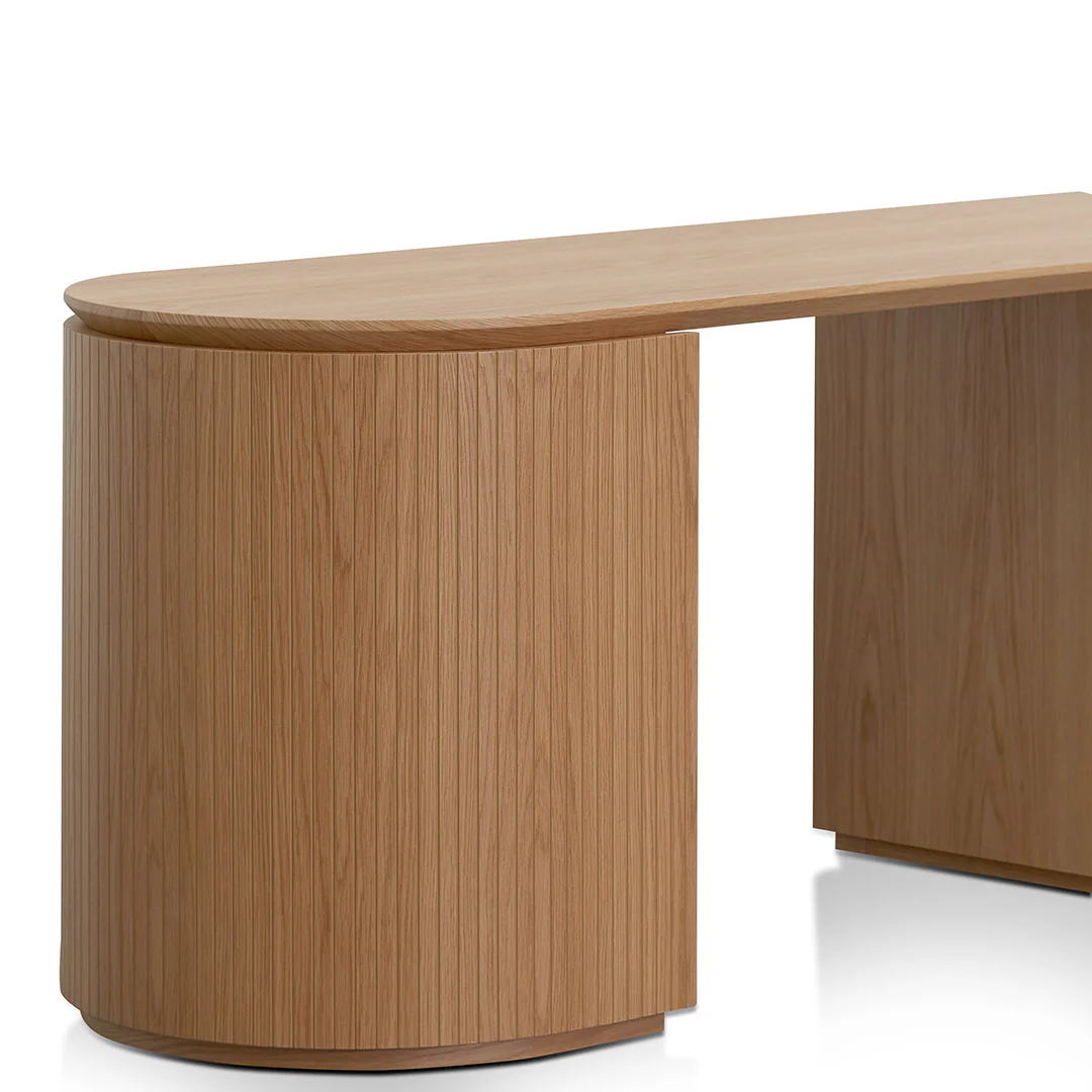 COT8242-CN 1.77m Right Drawer Office Desk - Natural Oak - Image 7