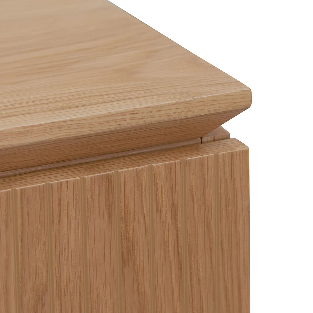 COT8242-CN 1.77m Right Drawer Office Desk - Natural Oak - Image 9
