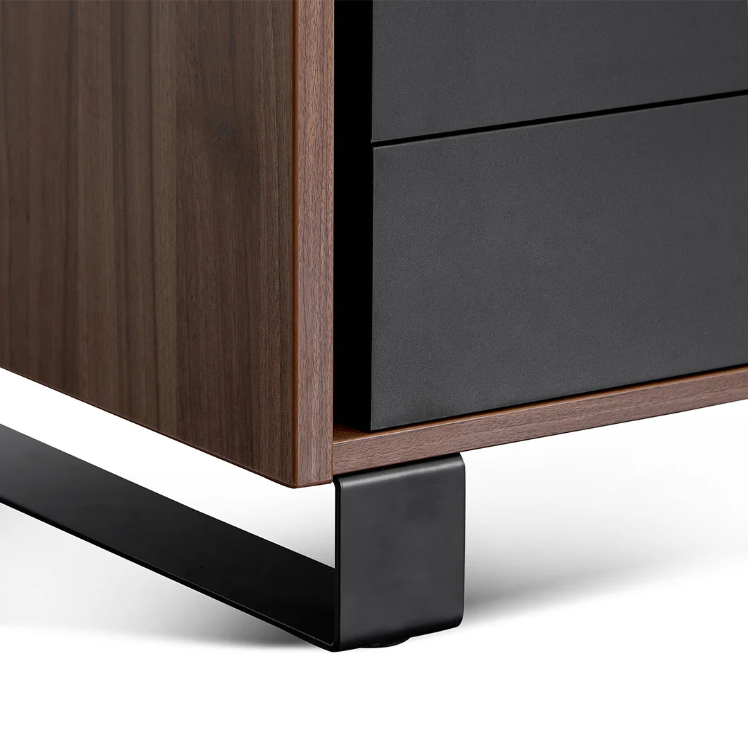 COT8349-SN 2.3m Left Return Office Desk - Walnut - Image 6
