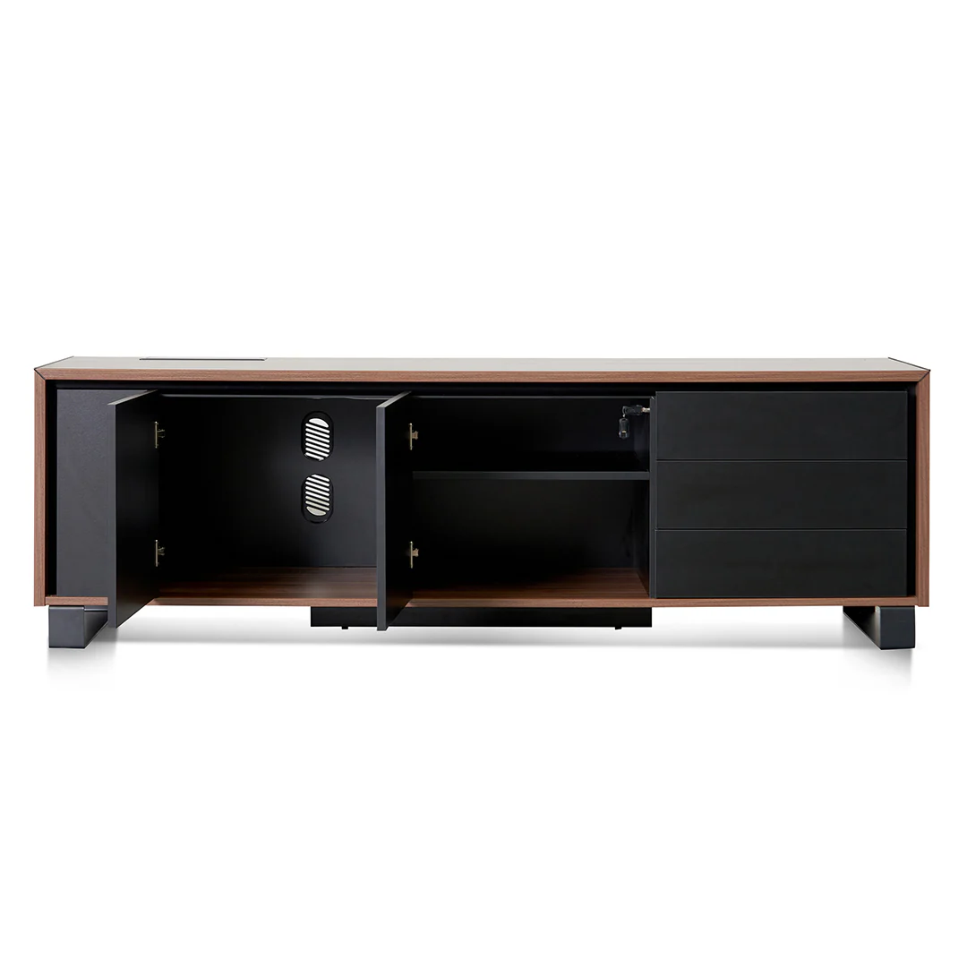 COT8350-SN 2.3m Right Return Office Desk - Walnut - Image 6
