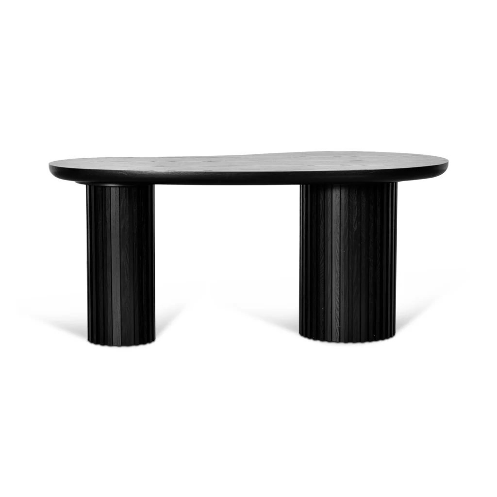 COT8836-CN 1.7m Office Desk - Black Oak - Image 4