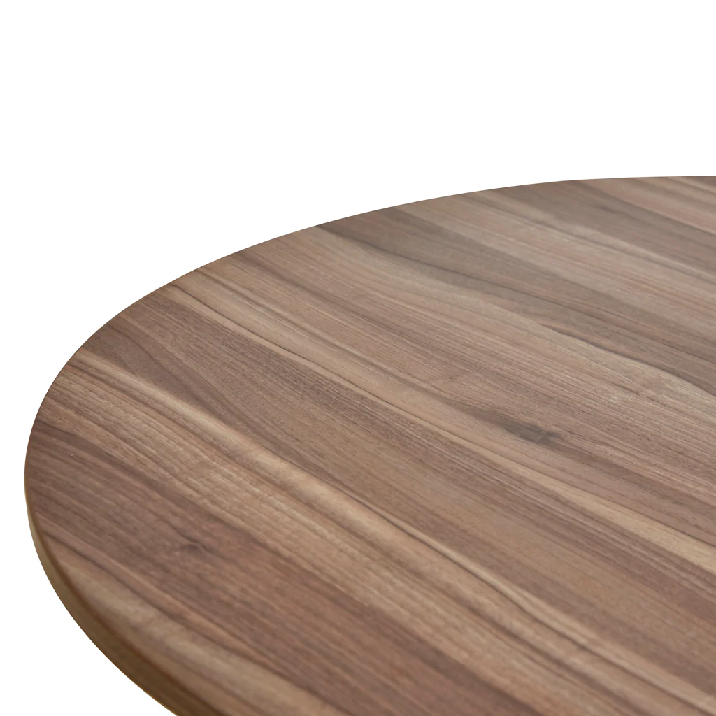COT8911-SN 3m Oval Meeting Table - Walnut - Image 3