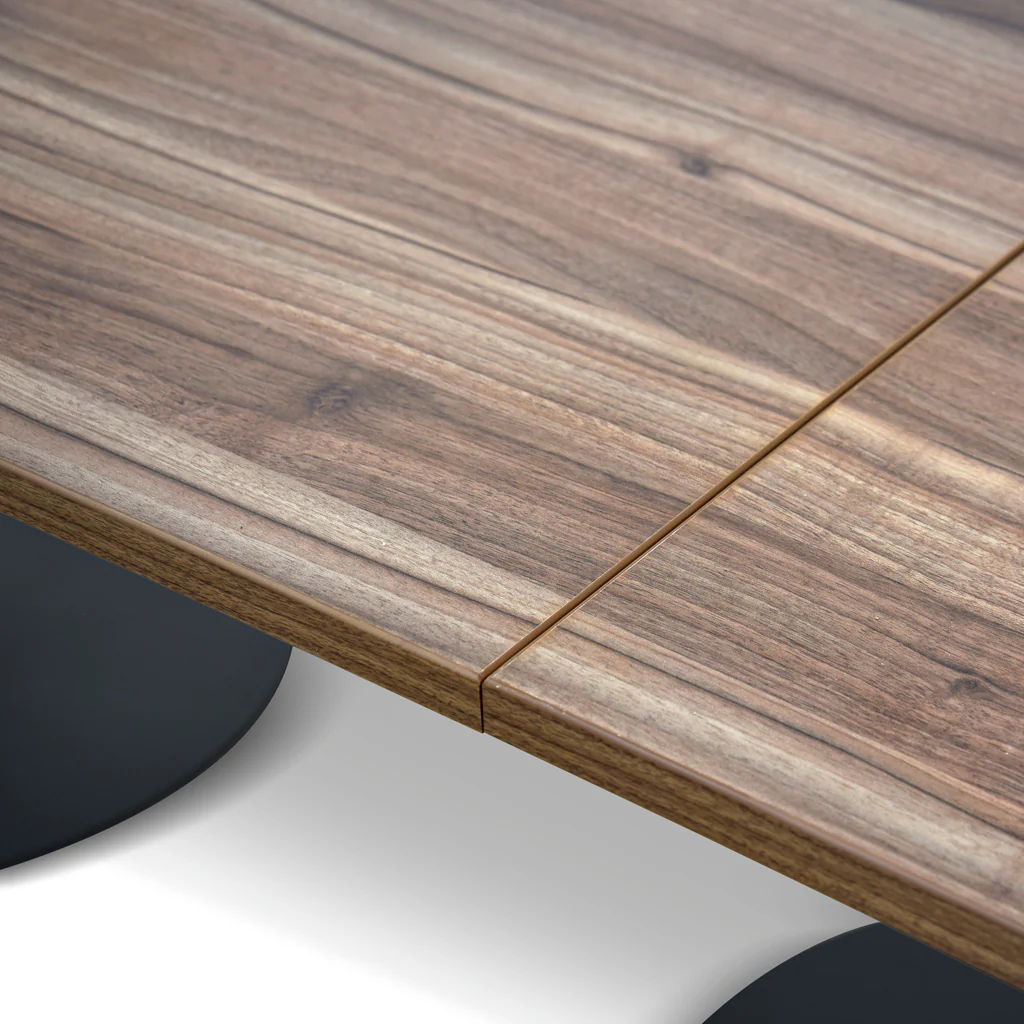 COT8911-SN 3m Oval Meeting Table - Walnut - Image 7