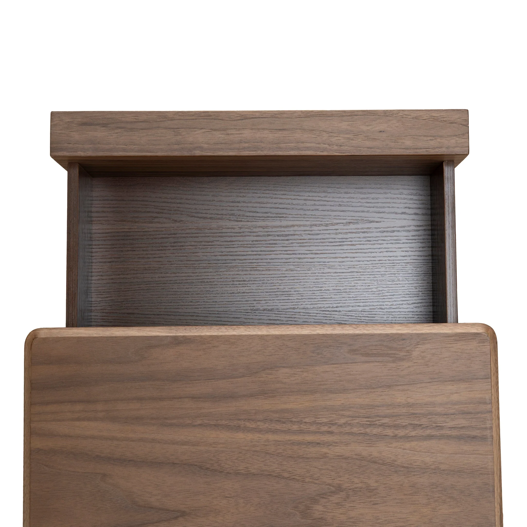 CST10061-DW 50cm Bedside Table - Walnut - Image 16