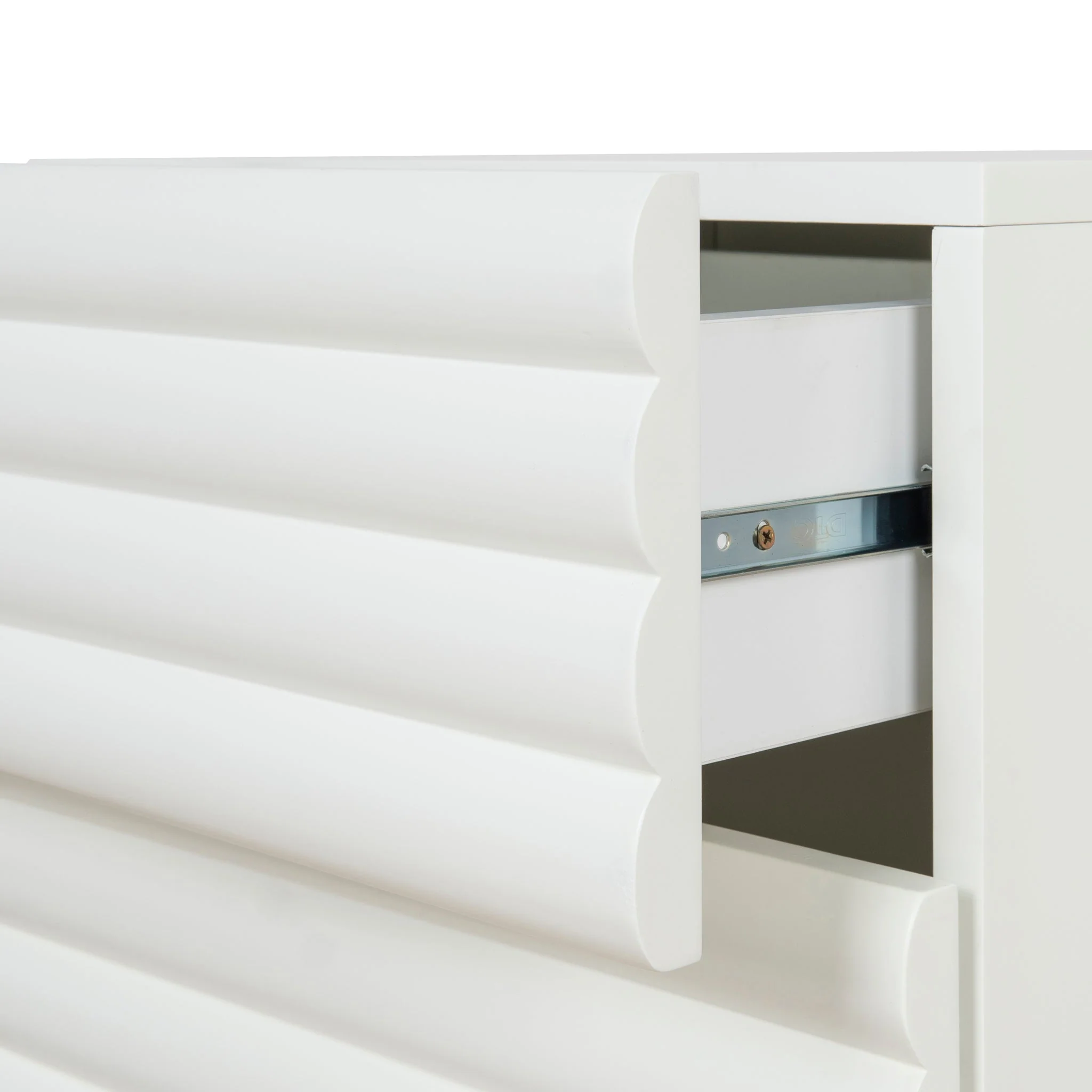 CST10074-KD 48cm Bedside Table - White - Image 10