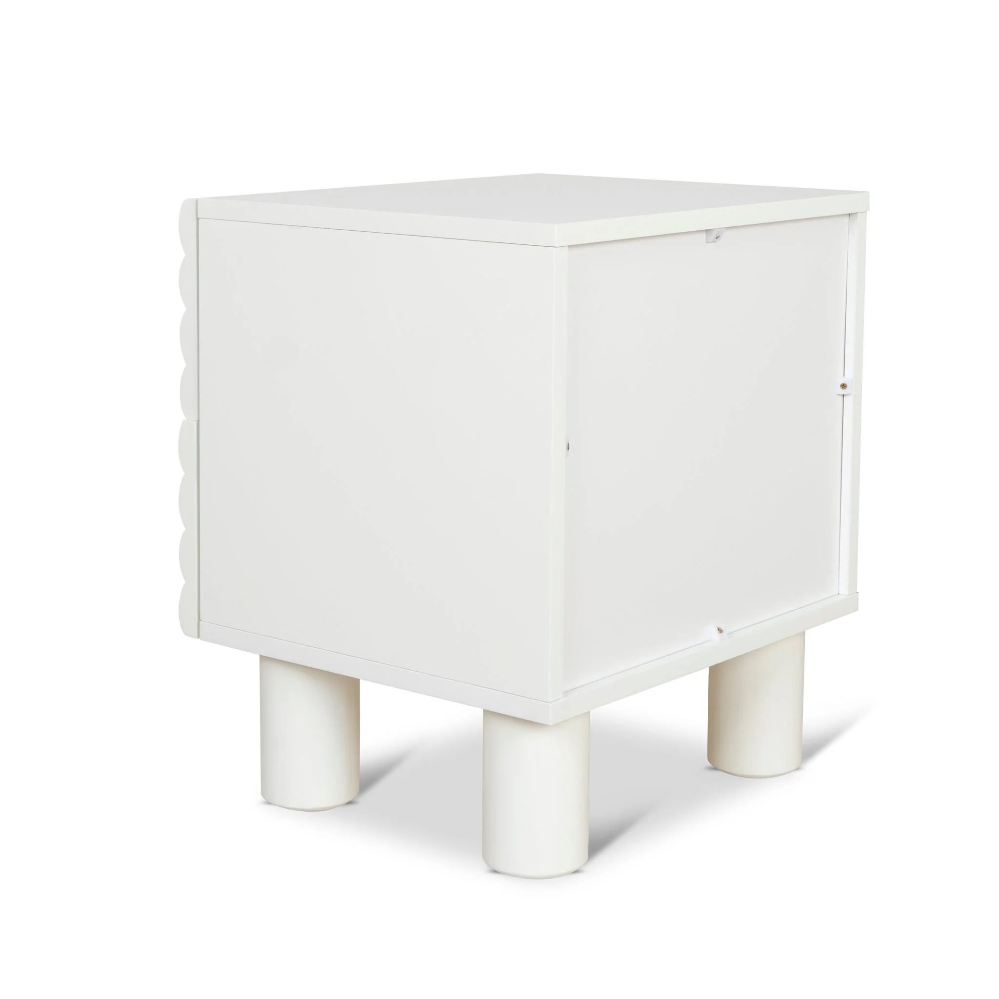 CST10074-KD 48cm Bedside Table - White - Image 5