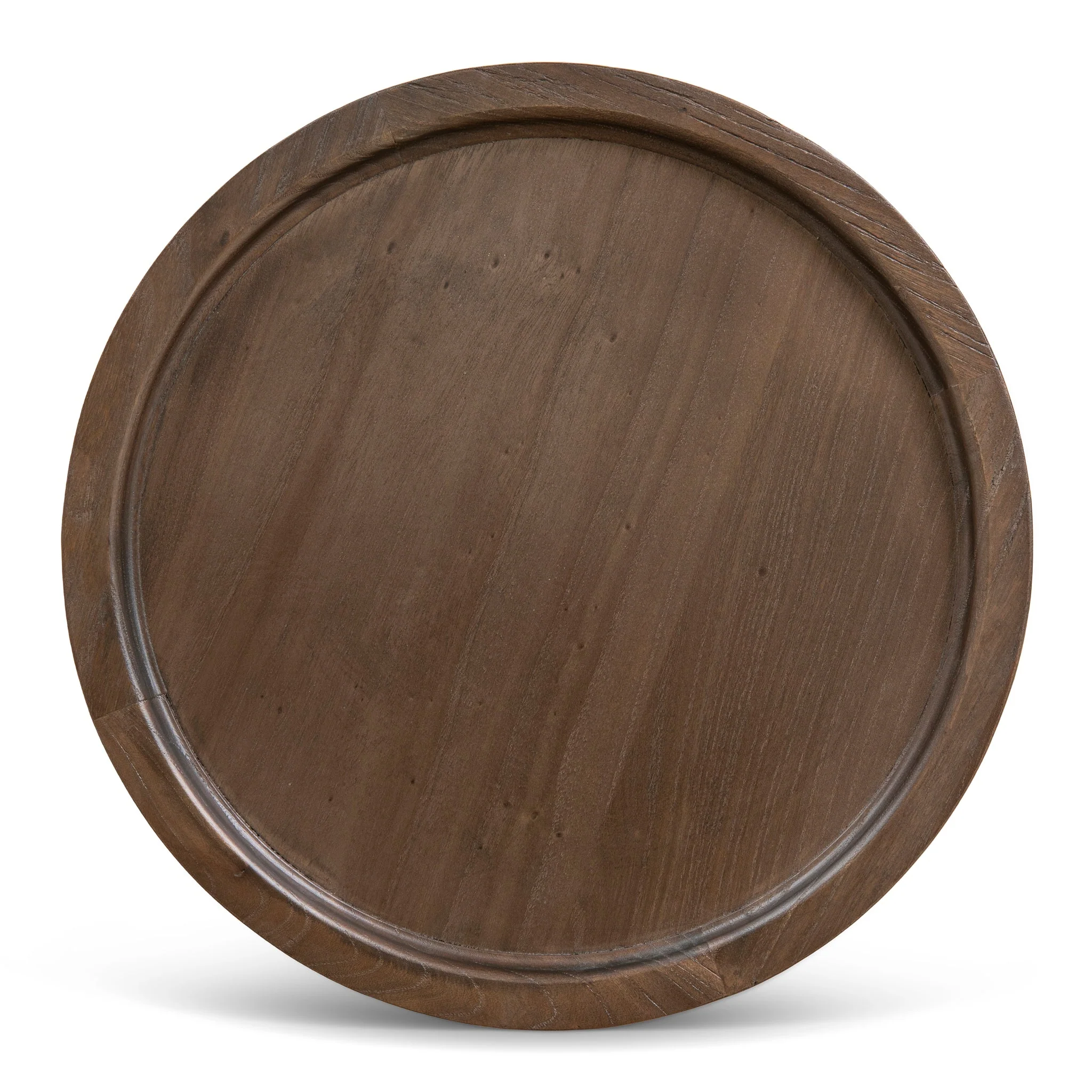 CST10117-NI 34.5cm Round Side Table - Walnut - Image 10