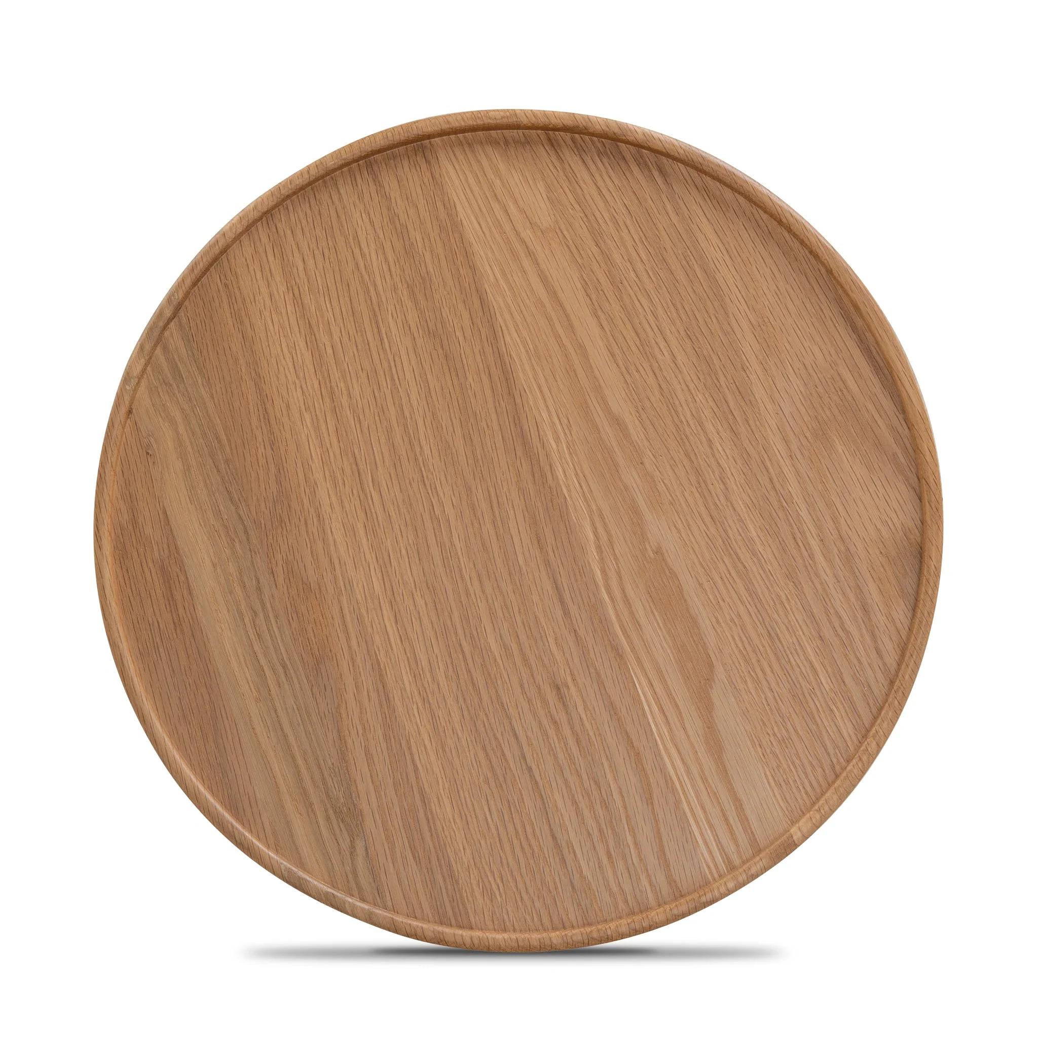 CST10128-OW 45cm Round Side Table - Natural Oak - Image 8