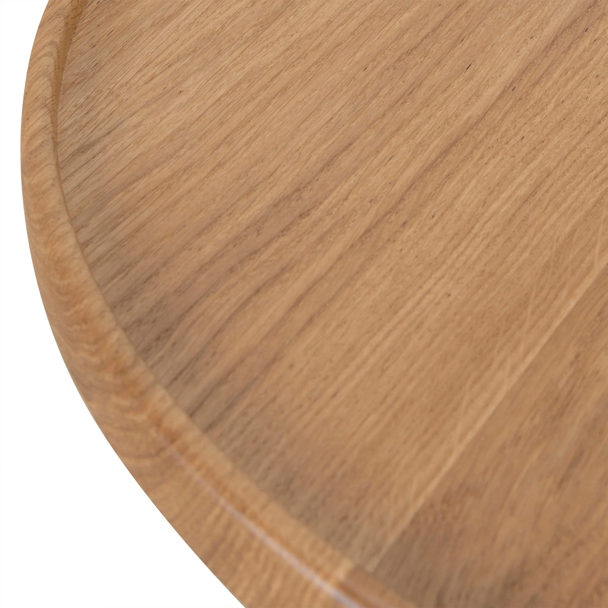 CST10129-OW 45cm Round Side Table - Natural Oak - Image 5