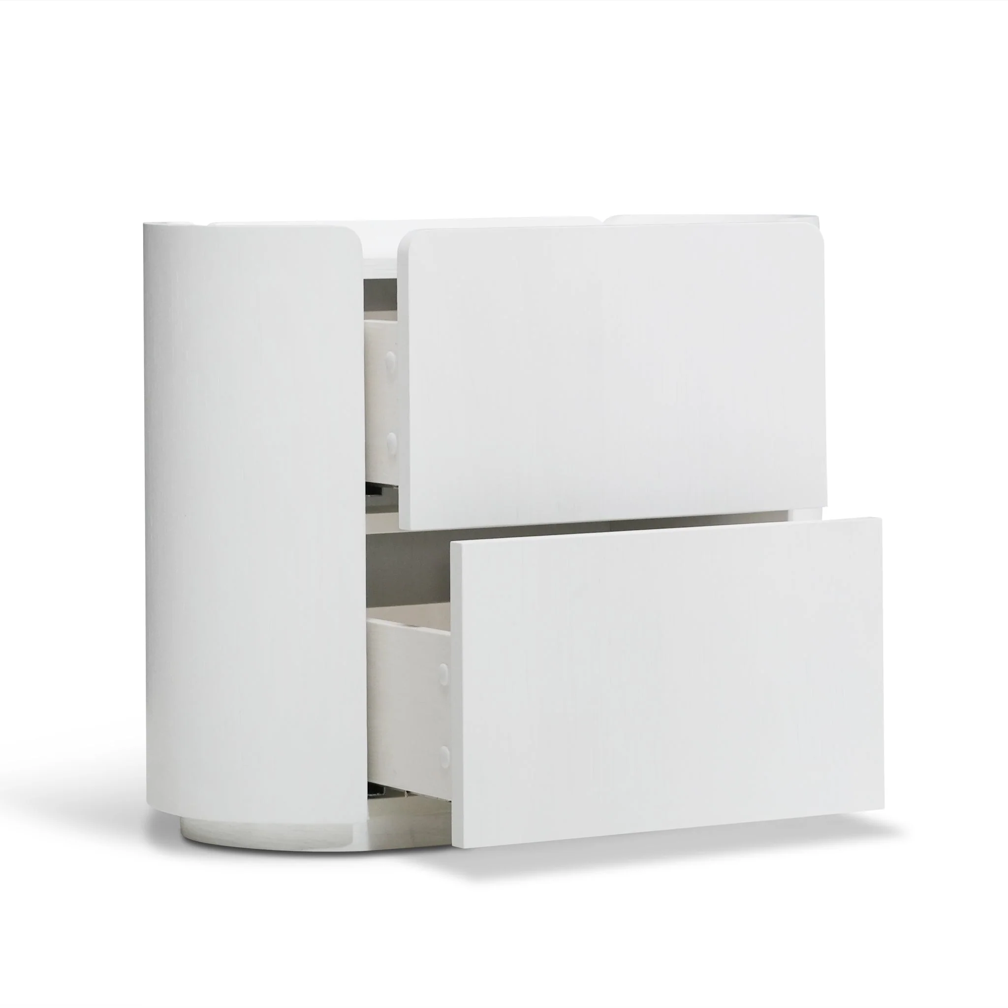CST10130-CN 60cm Bedside Table - White Oak - Image 5