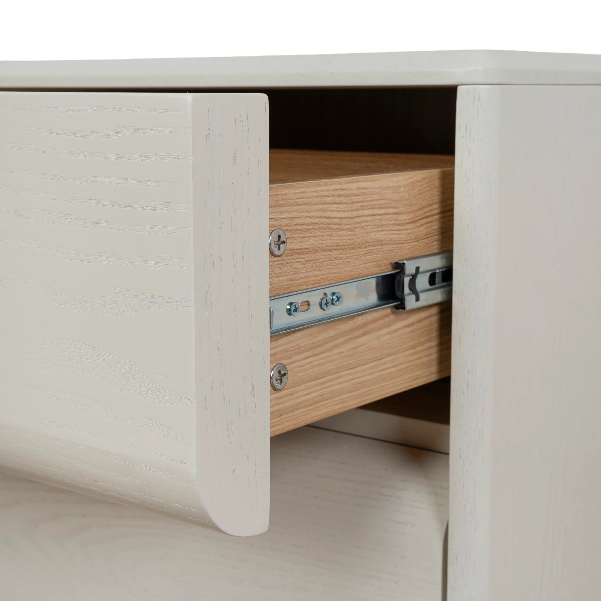 CST10176-DW 50cm Bedside Table - Ivory Oat - Image 11