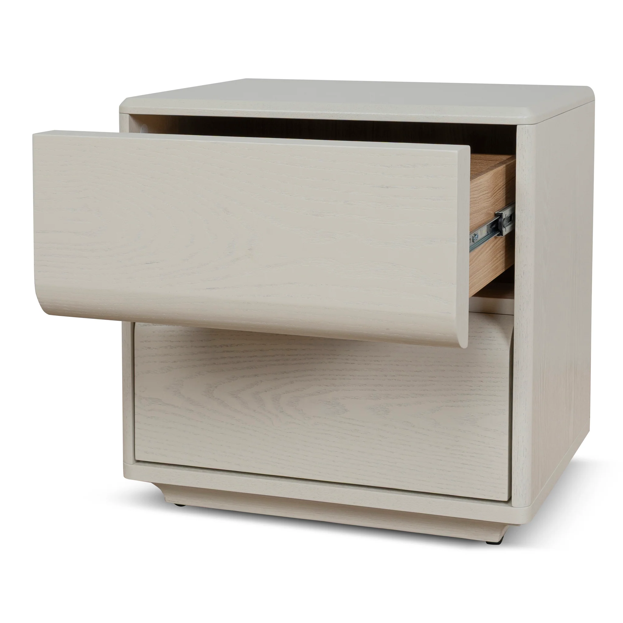 CST10176-DW 50cm Bedside Table - Ivory Oat - Image 3