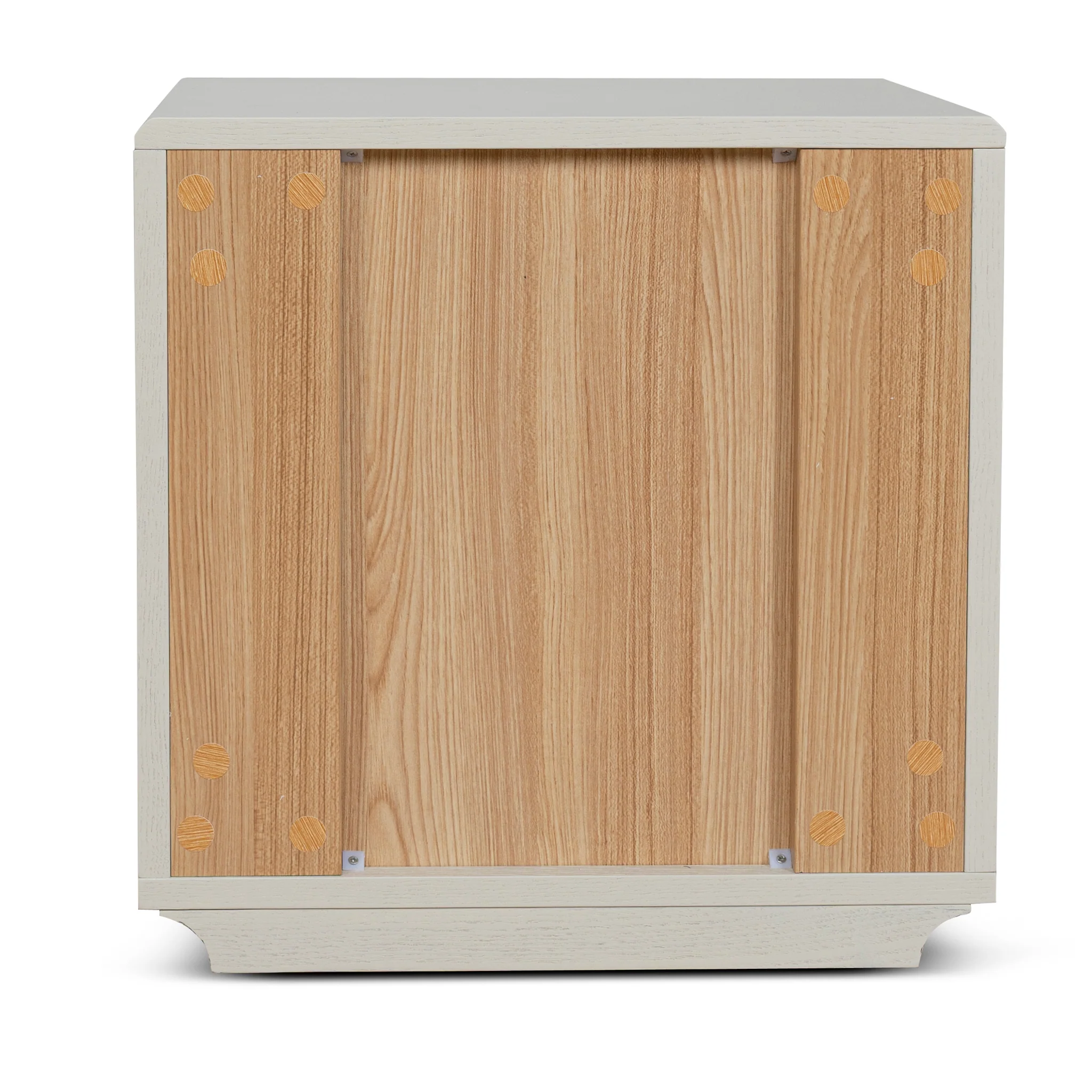 CST10176-DW 50cm Bedside Table - Ivory Oat - Image 5