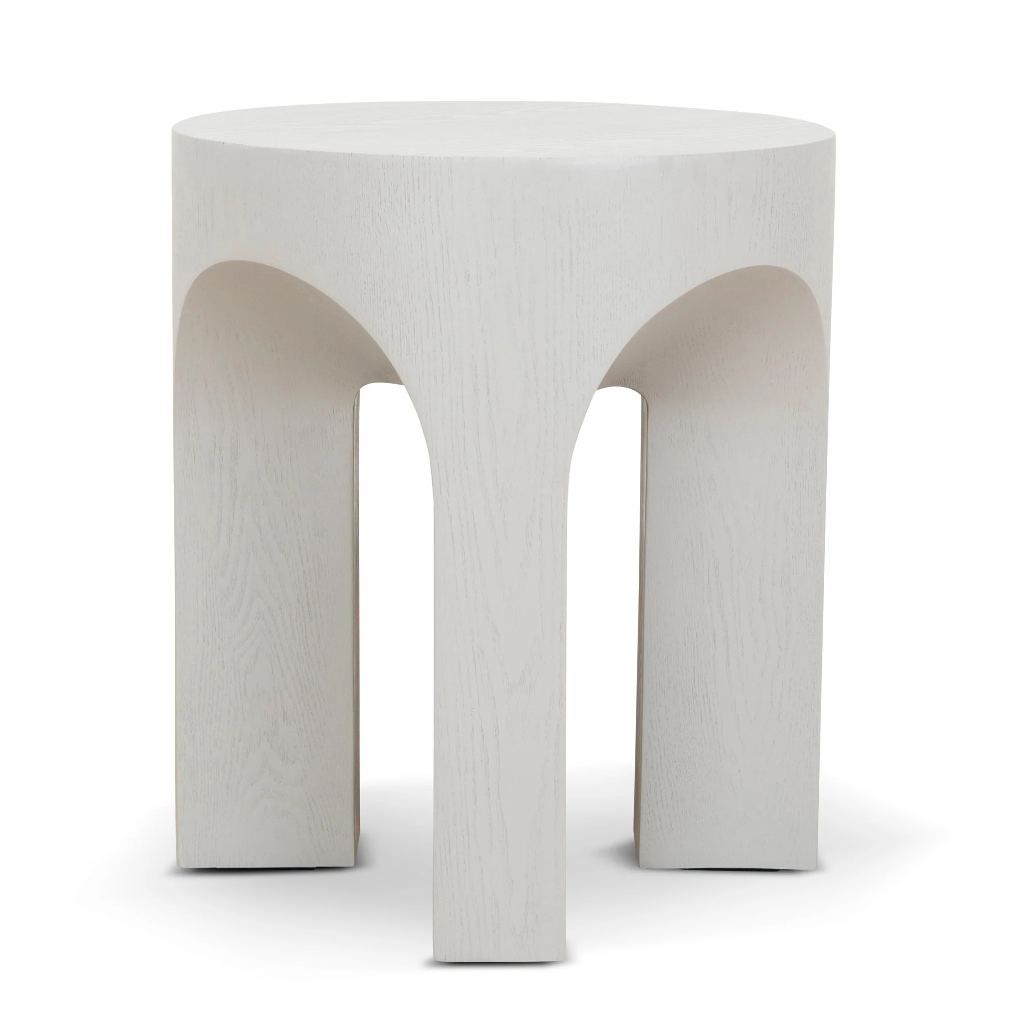 CST10177-DW 49.5cm Round Side Table - Light Grey - Image 2