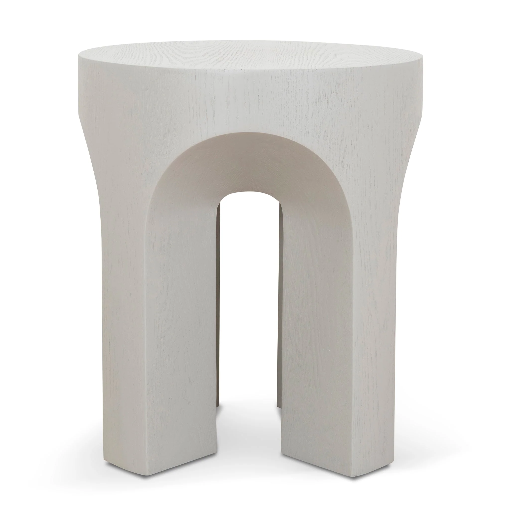 CST10177-DW 49.5cm Round Side Table - Light Grey - Image 3
